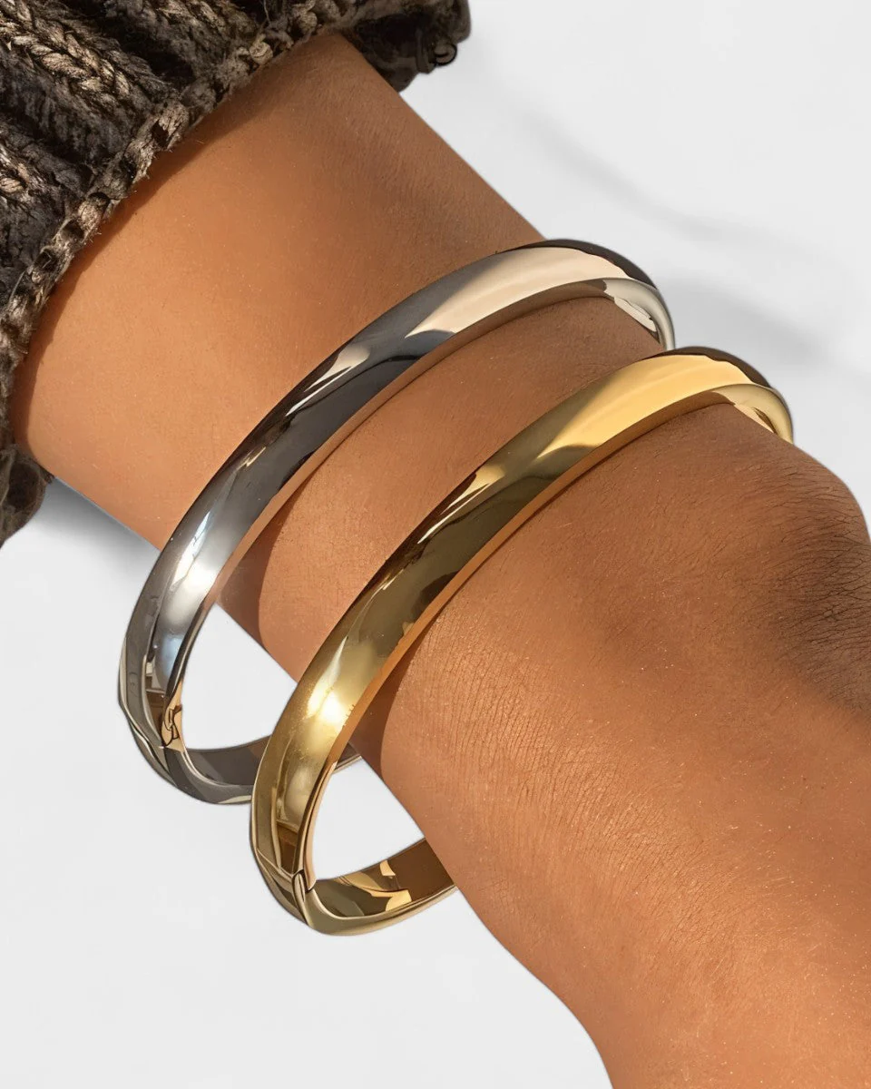 Plated Bangle Bracelet - Image 5