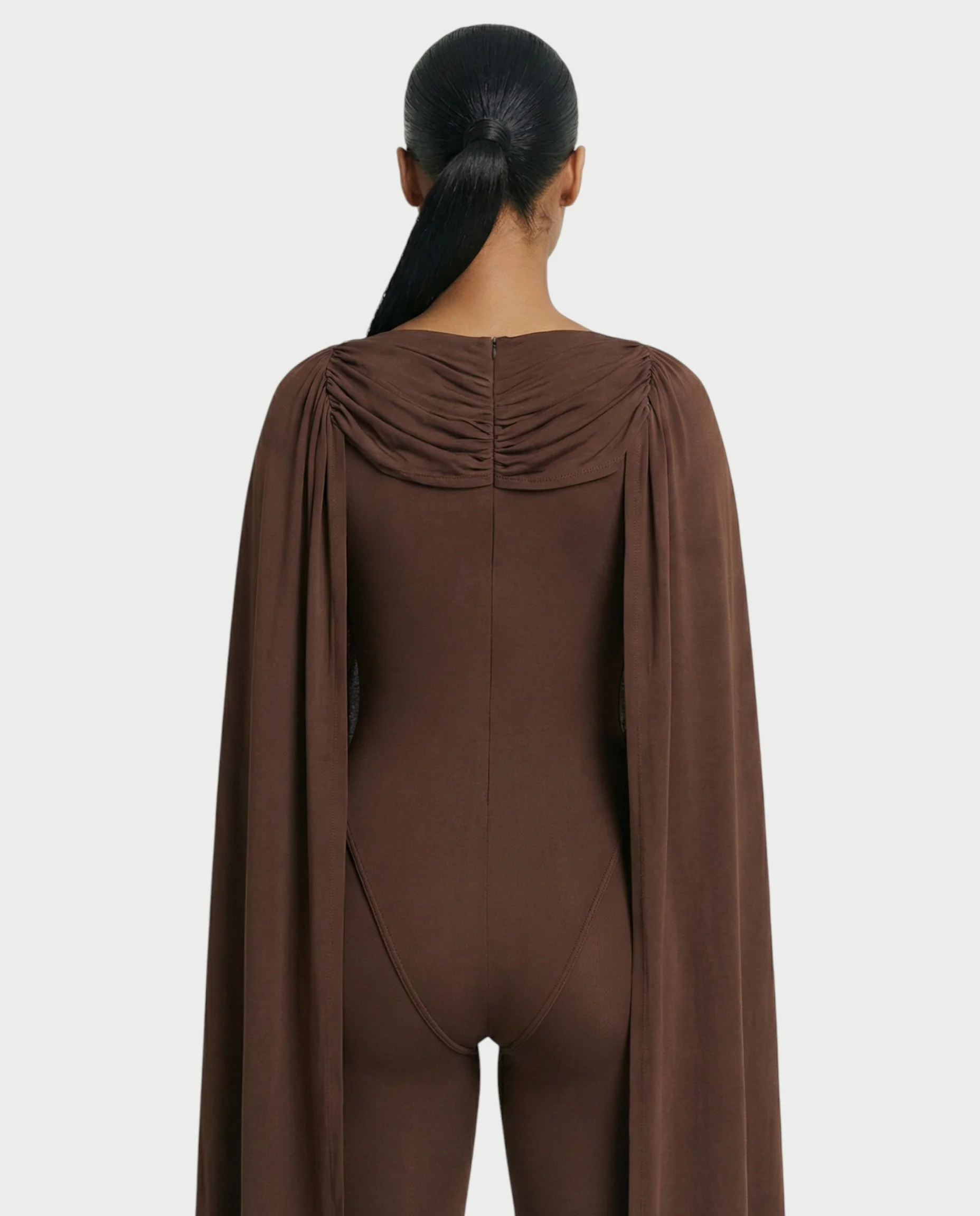RELANI Draped Illusion Jumpsuit - Image 5
