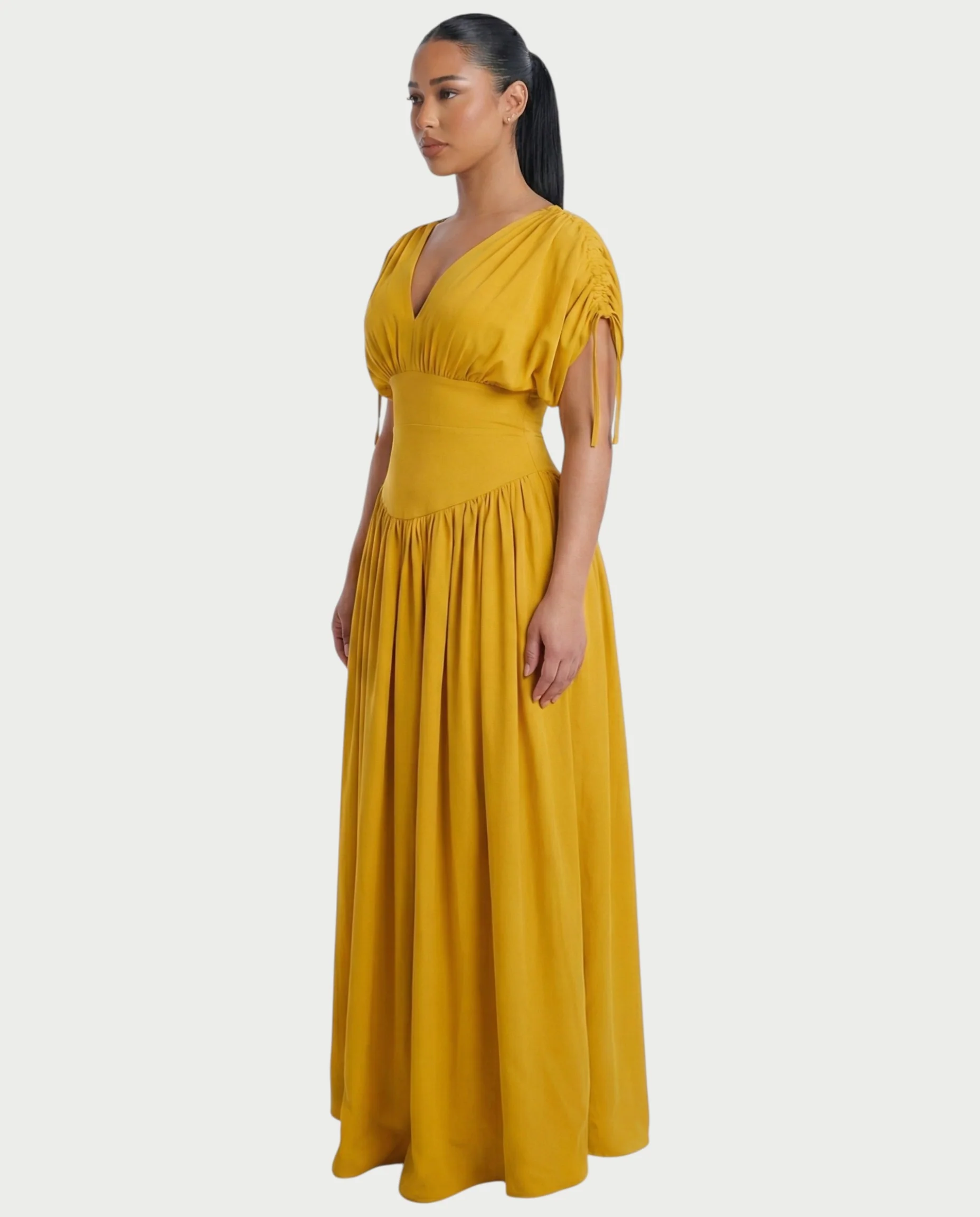 RELAYA Waist Cinching Maxi Dress - Image 3