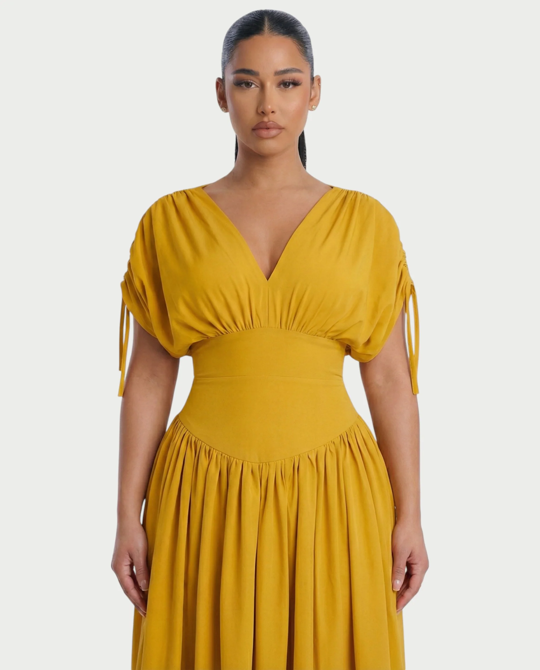 RELAYA Waist Cinching Maxi Dress - Image 4