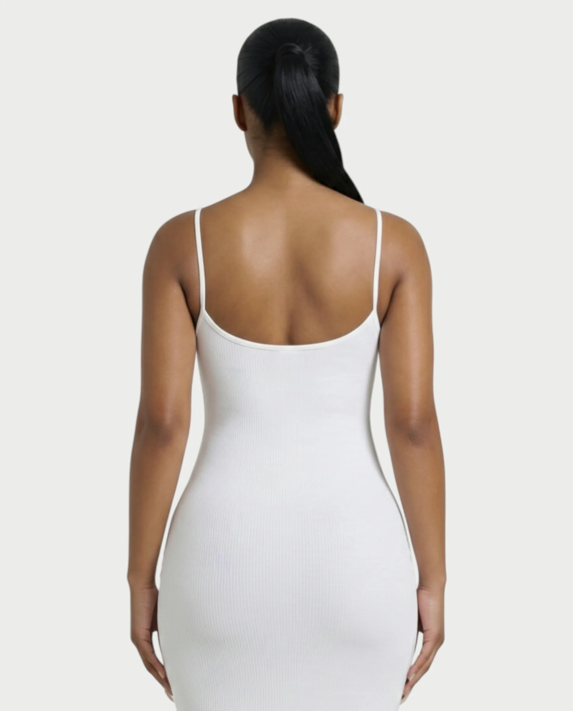 Ribbed Spaghetti Strap Maxi Dress - Image 10