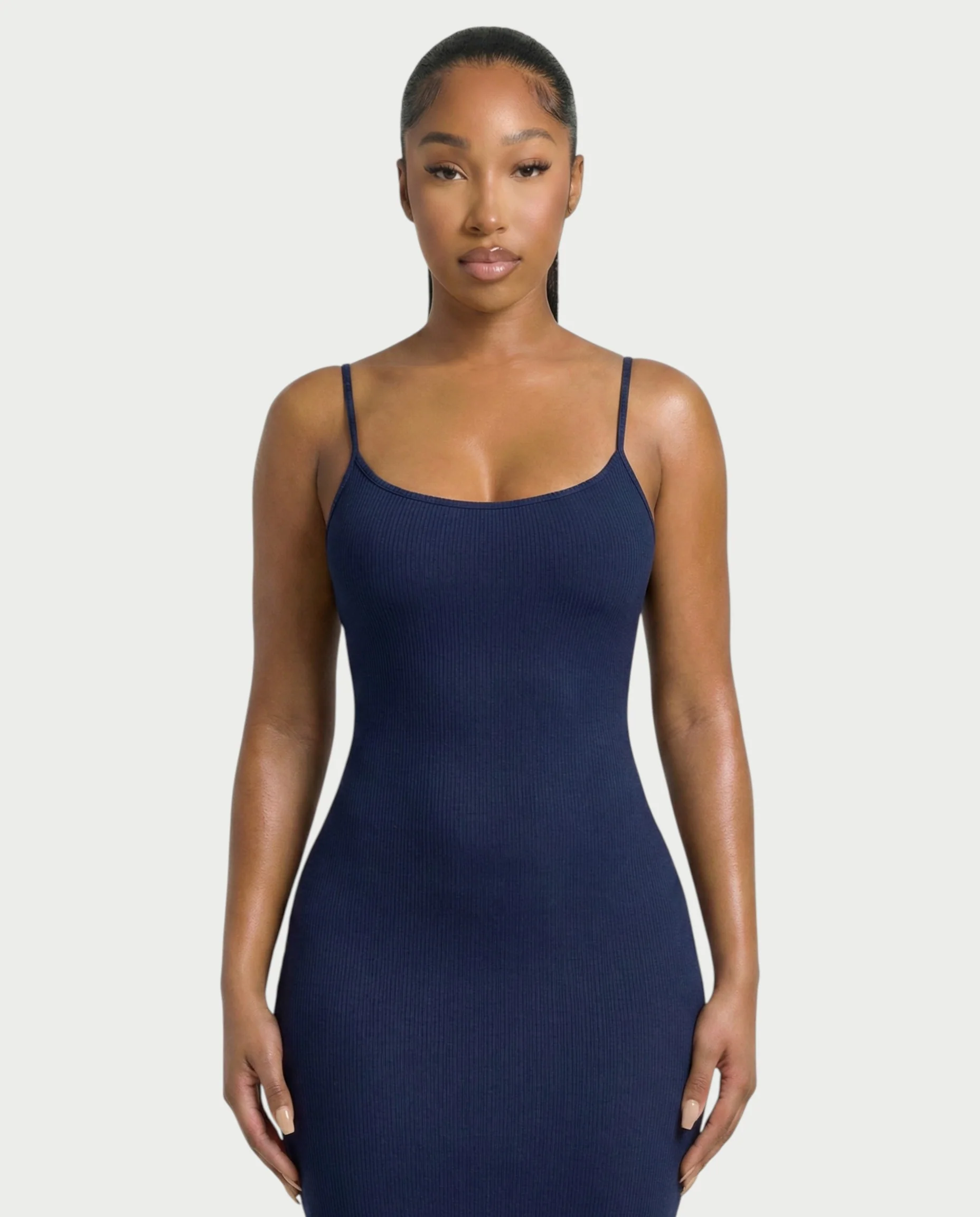 Ribbed Spaghetti Strap Maxi Dress - Image 19