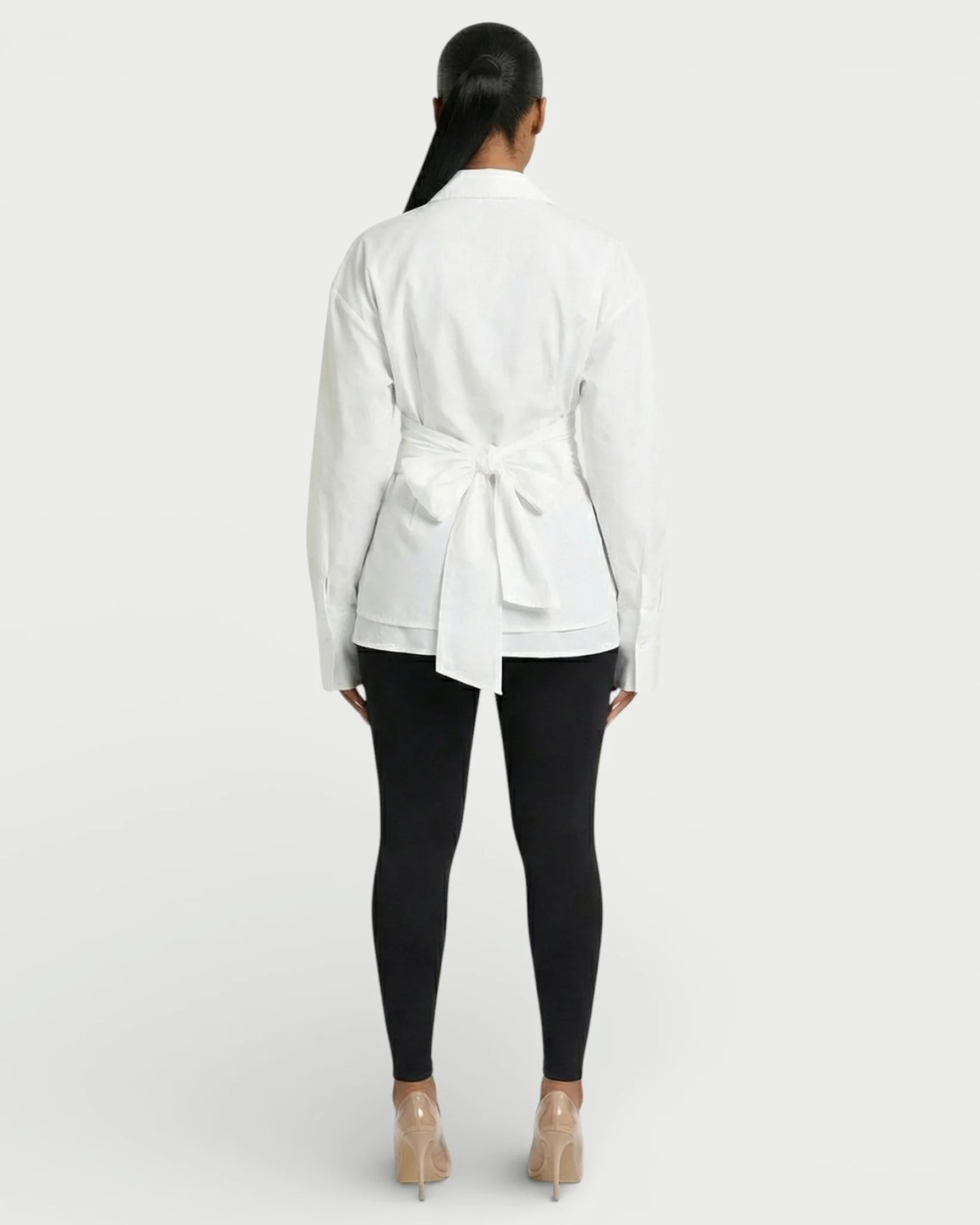 RIONNA Cinched Long-Sleeve Shirt - Image 4