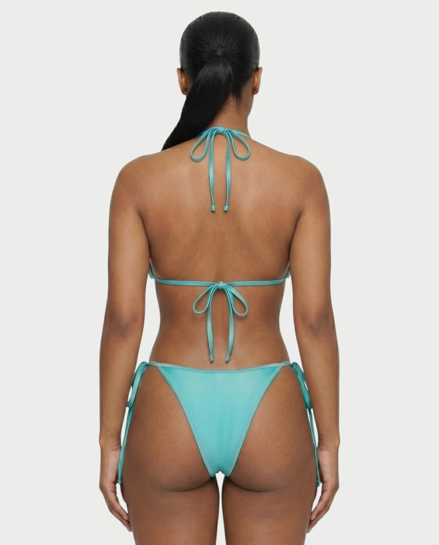 RIVENA Sequin Shell Triangle Bikini Set - Image 2