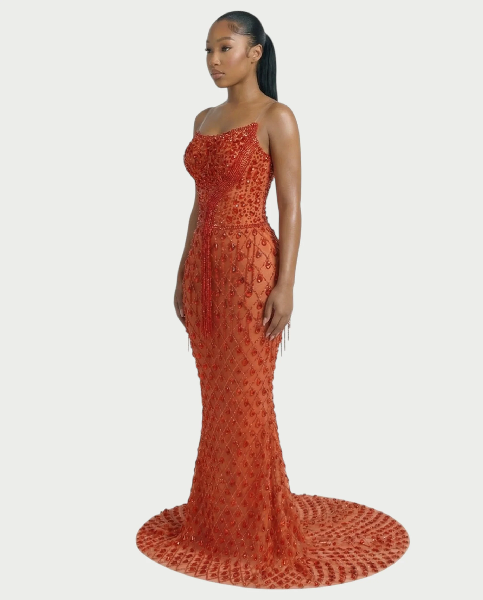RULEAN Rhinestone Embellished Mermaid Maxi Dress - Image 18
