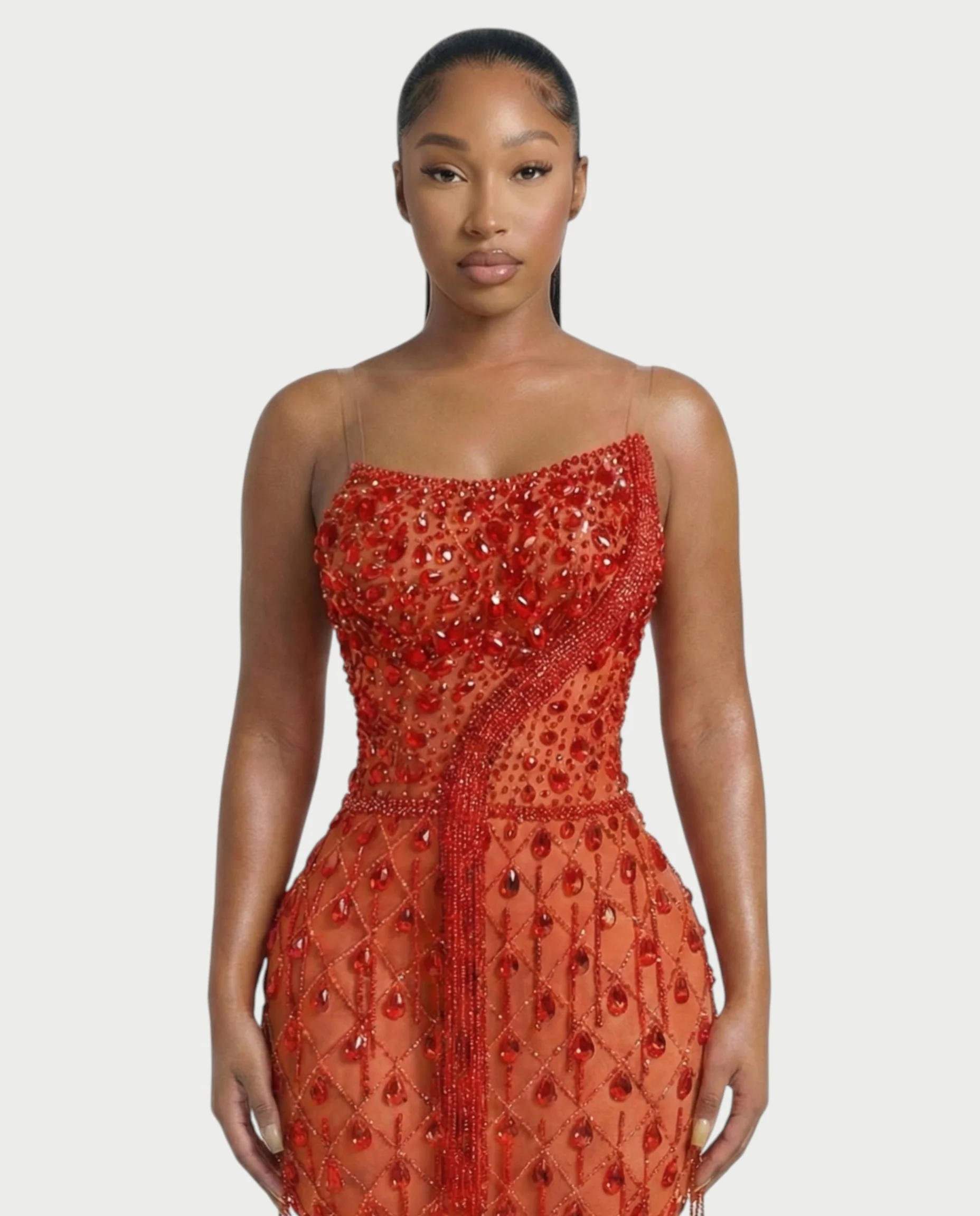 RULEAN Rhinestone Embellished Mermaid Maxi Dress - Image 19