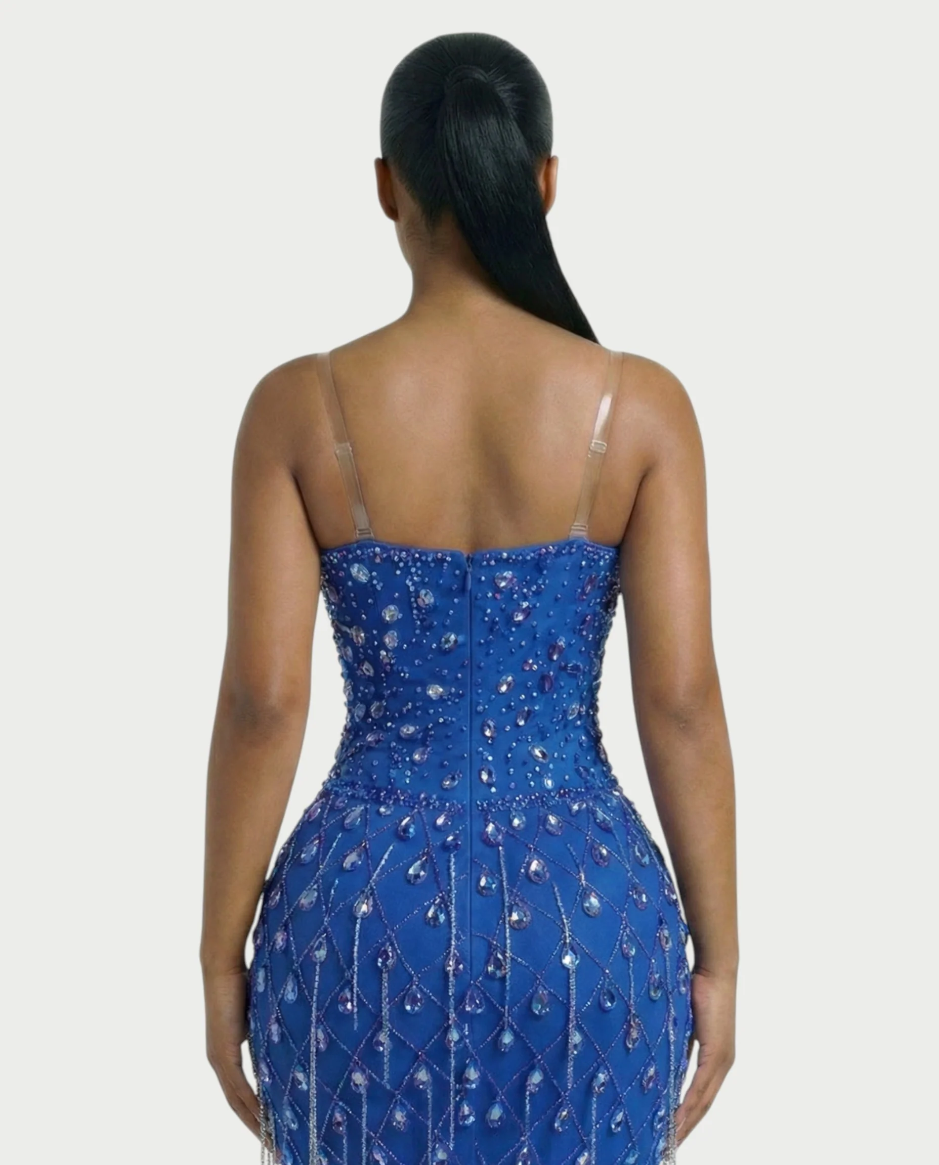 RULEAN Rhinestone Embellished Mermaid Maxi Dress - Image 25
