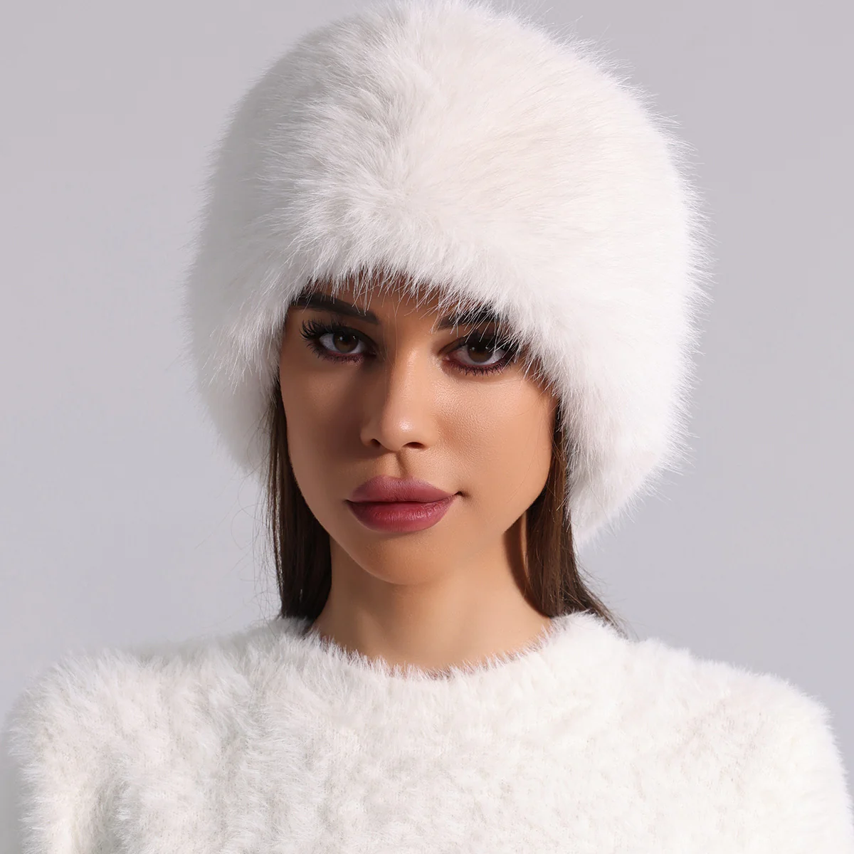 SASHA Faux Fur Headband - Image 5