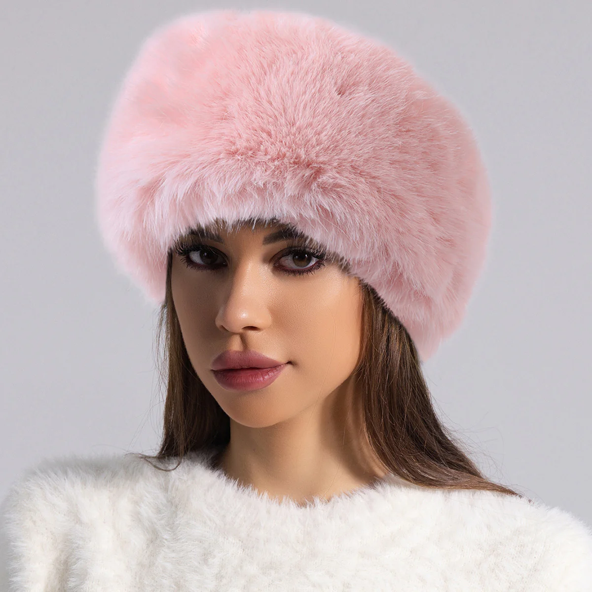 SASHA Faux Fur Headband - Image 9