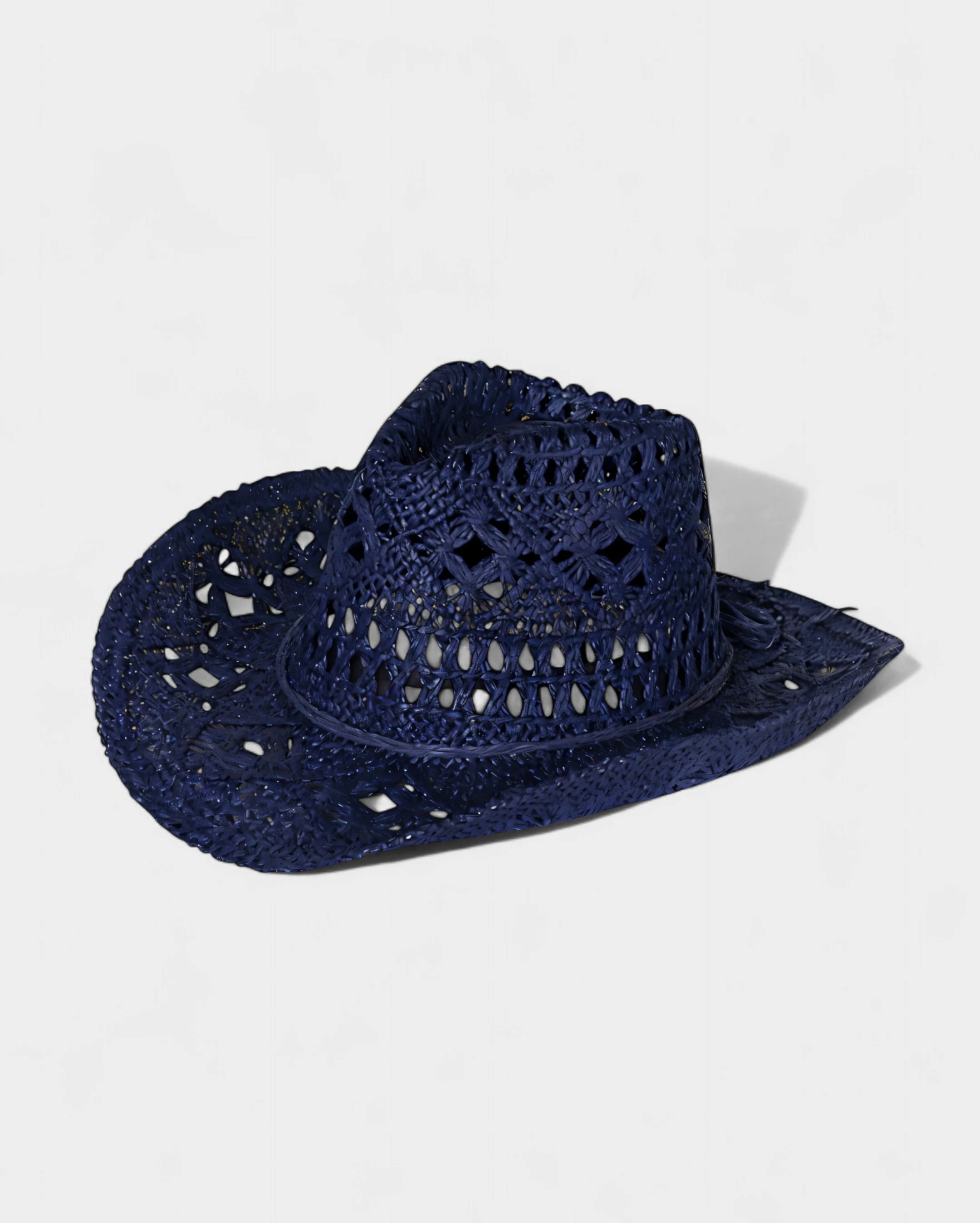 SHIELA Woven Raffia Cowboy Hat - Image 5