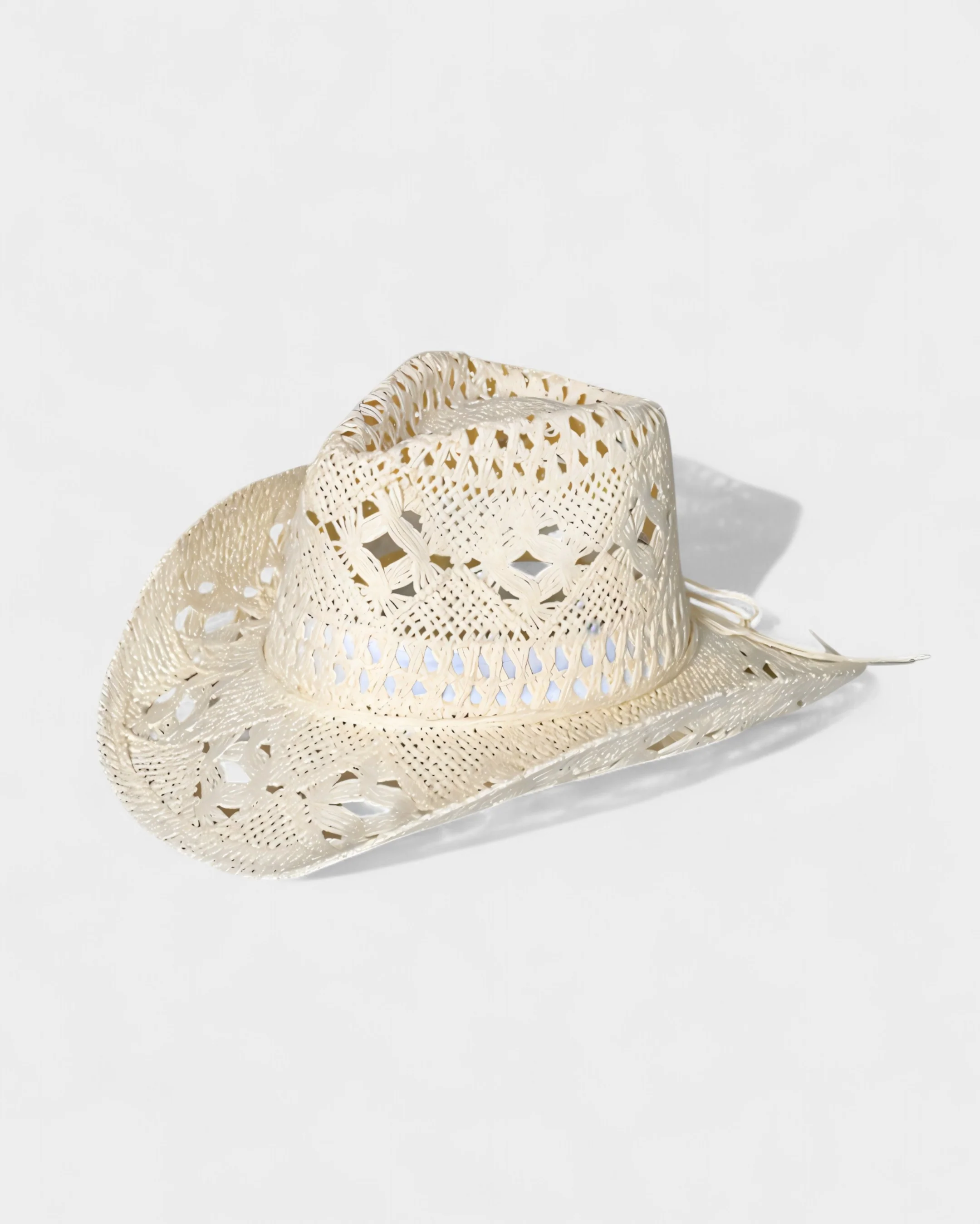 SHIELA Woven Raffia Cowboy Hat - Image 6