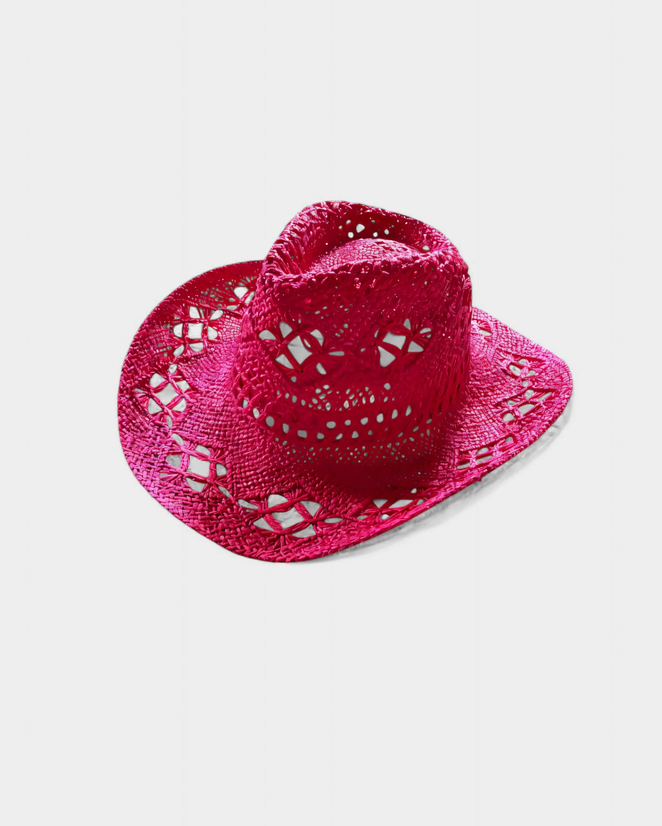 SHIELA Woven Raffia Cowboy Hat - Image 8