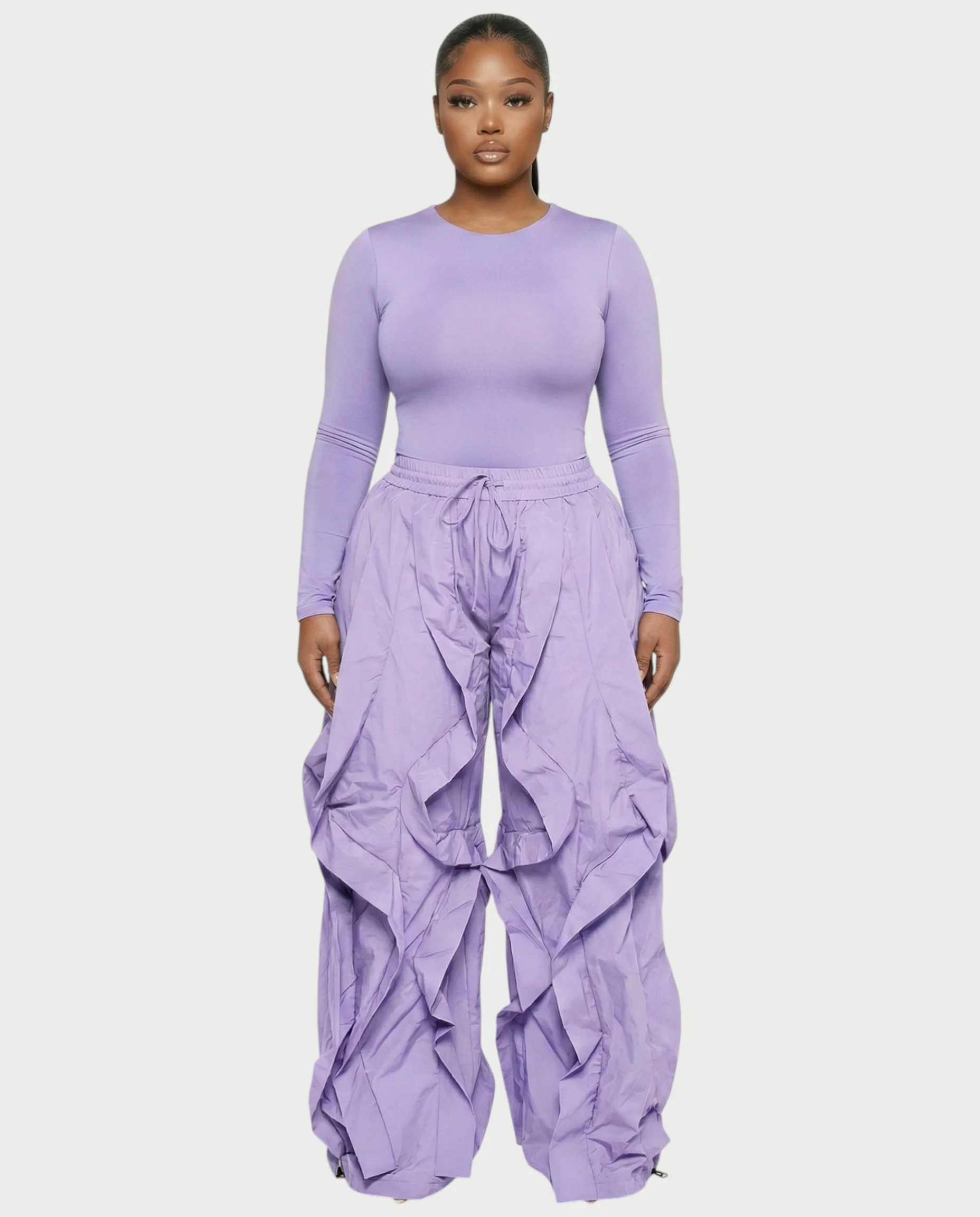 SILVA Sculpting Top & Wide-Leg Cargo Pants Set - Image 21