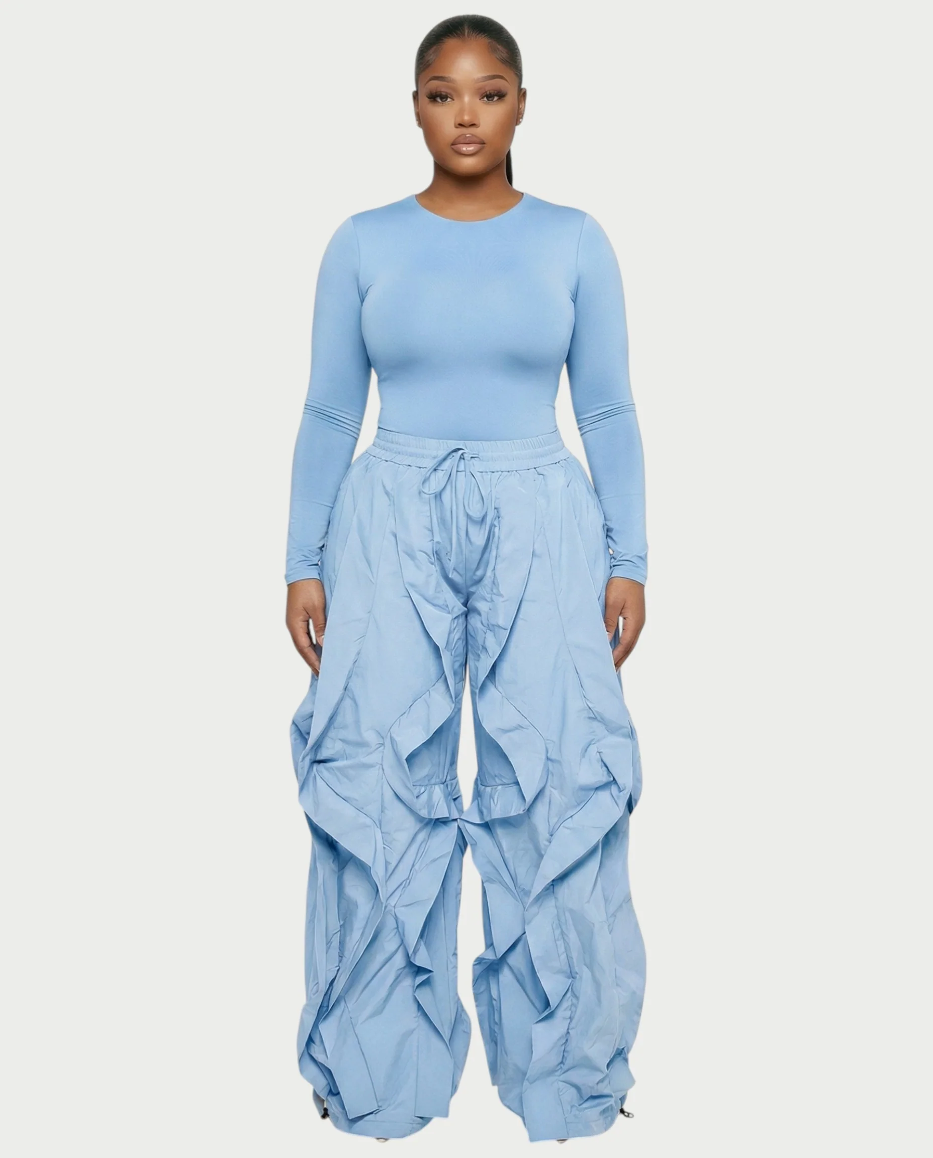SILVA Sculpting Top & Wide-Leg Cargo Pants Set - Image 6