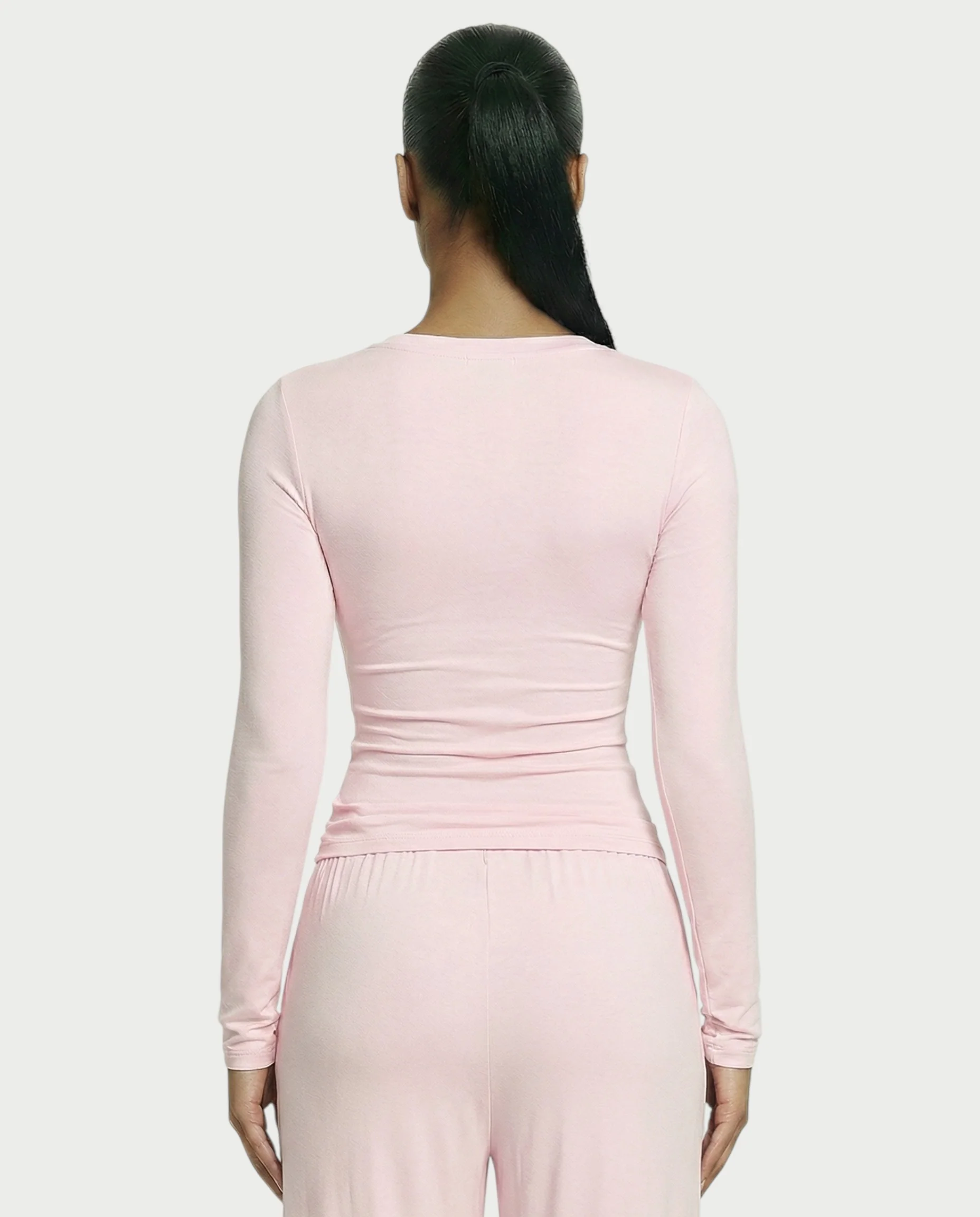 Snap Button Top & Drawstring Pant Set - Image 5