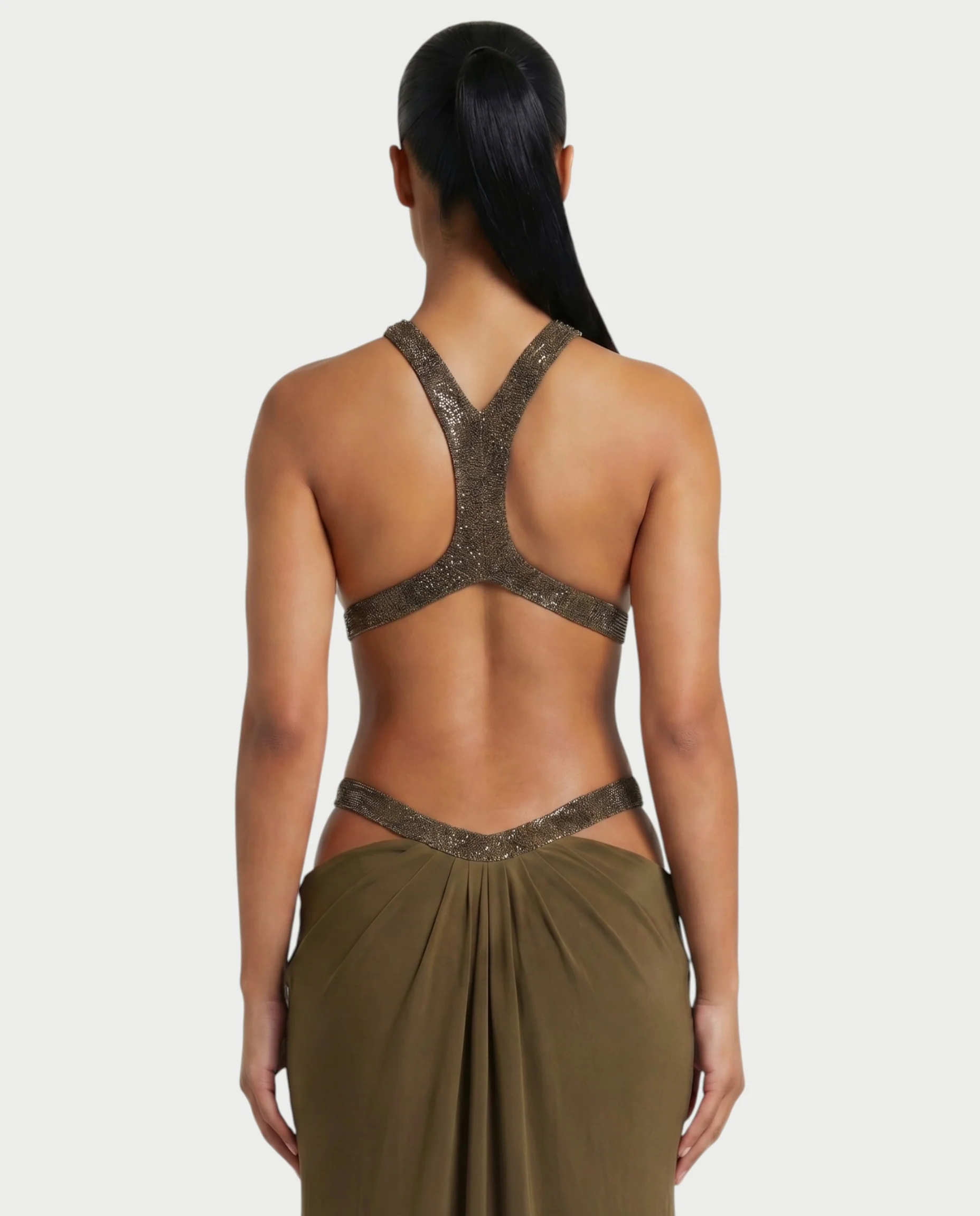 SOLEYA Cutout Halter Maxi Dress - Image 10