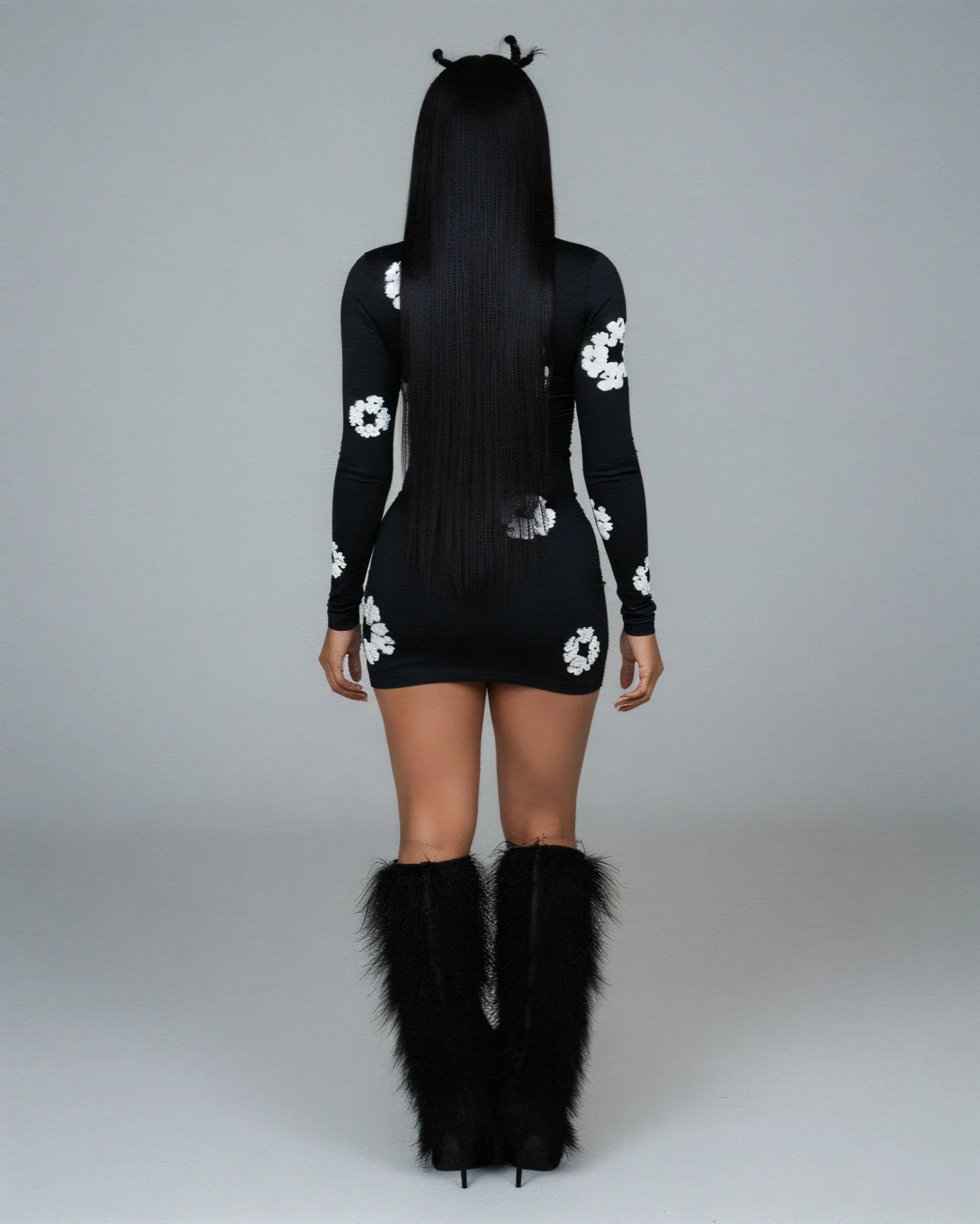 SORELL Flower Print Mini Dress - Image 4