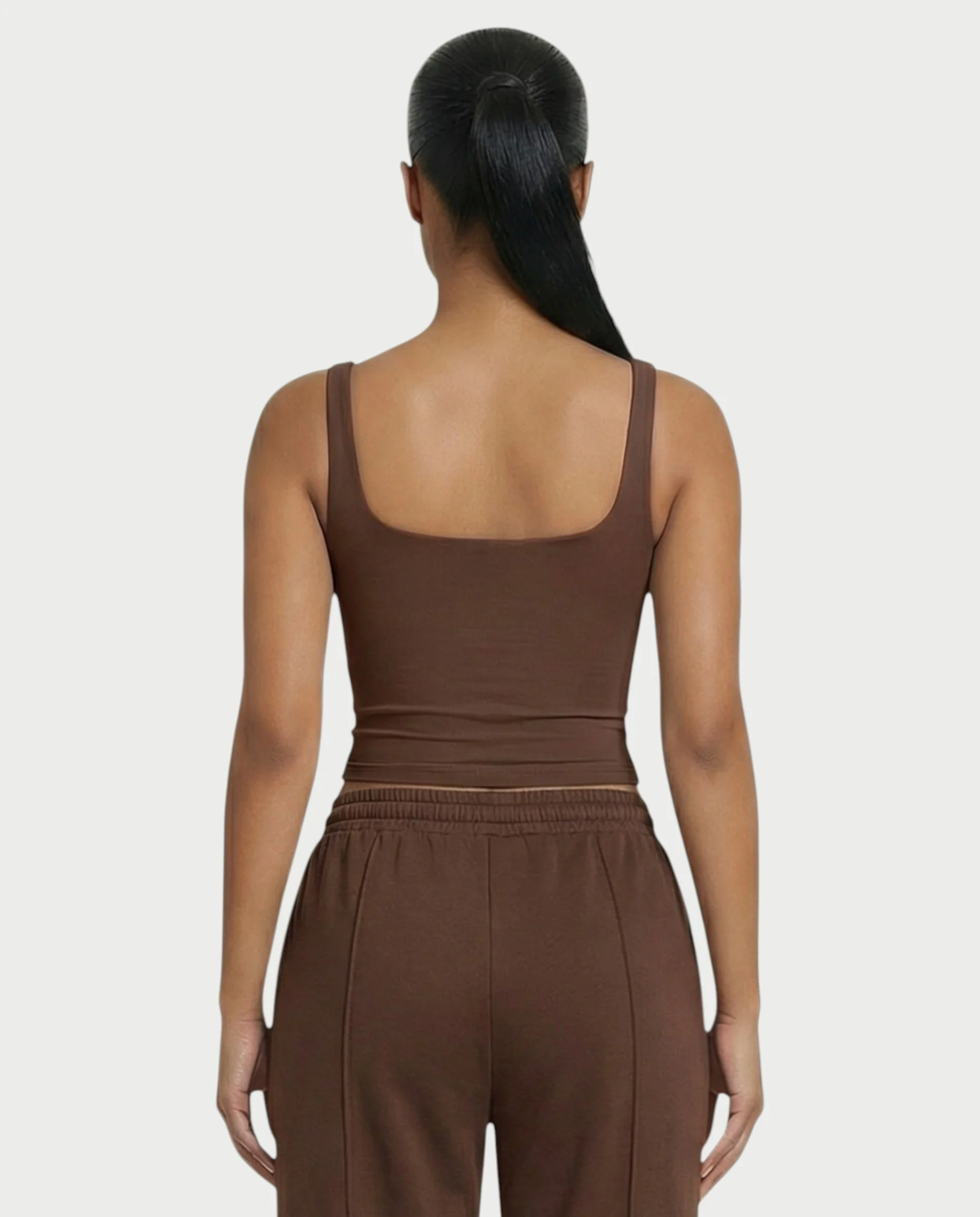 Square Neck Seamless Tank Top - Image 10