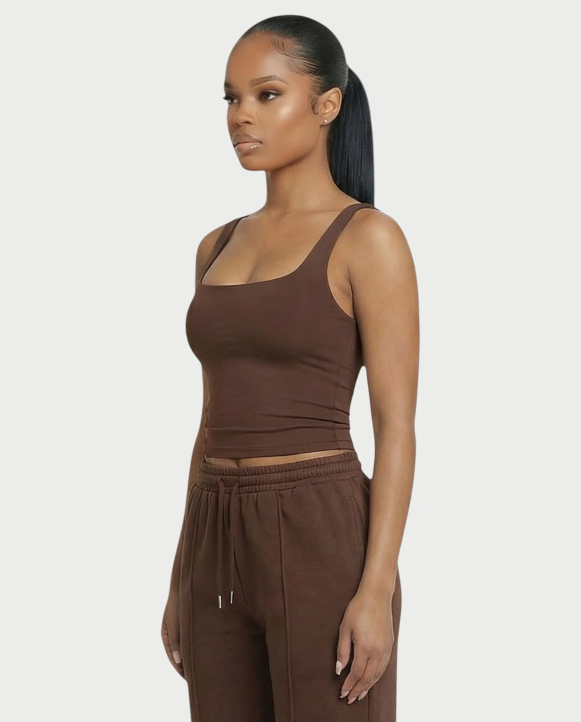 Square Neck Seamless Tank Top - Image 11