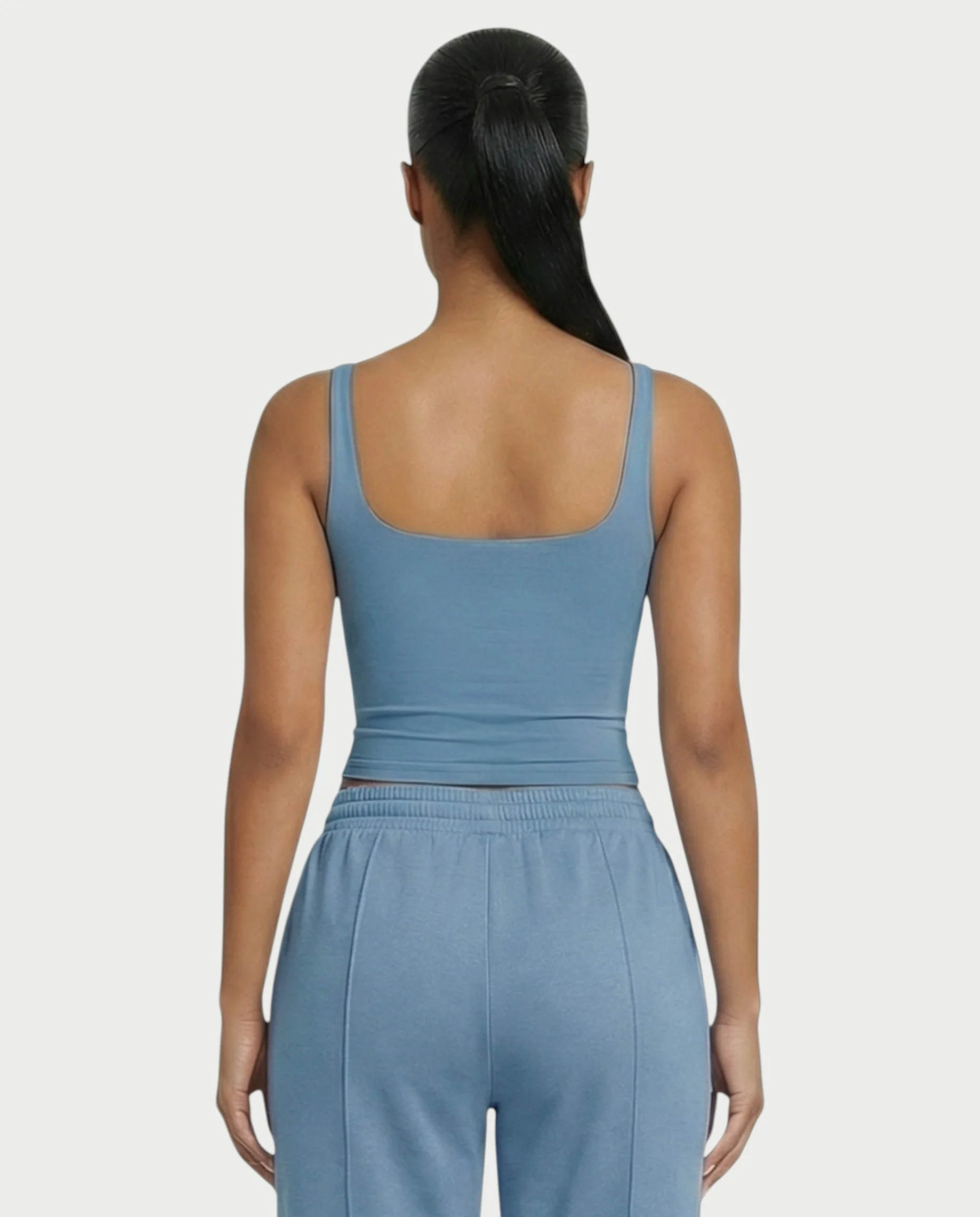 Square Neck Seamless Tank Top - Image 14