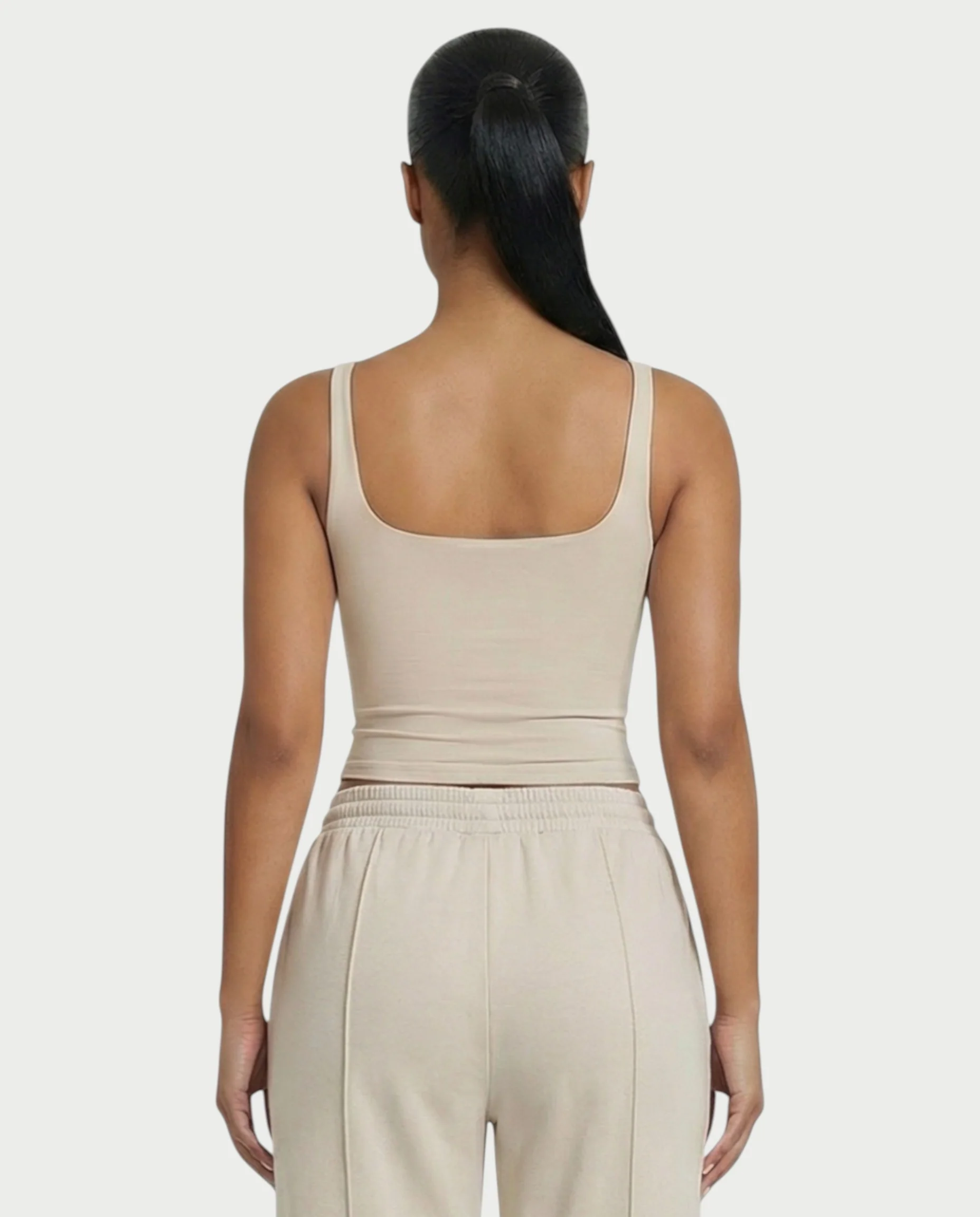 Square Neck Seamless Tank Top - Image 18