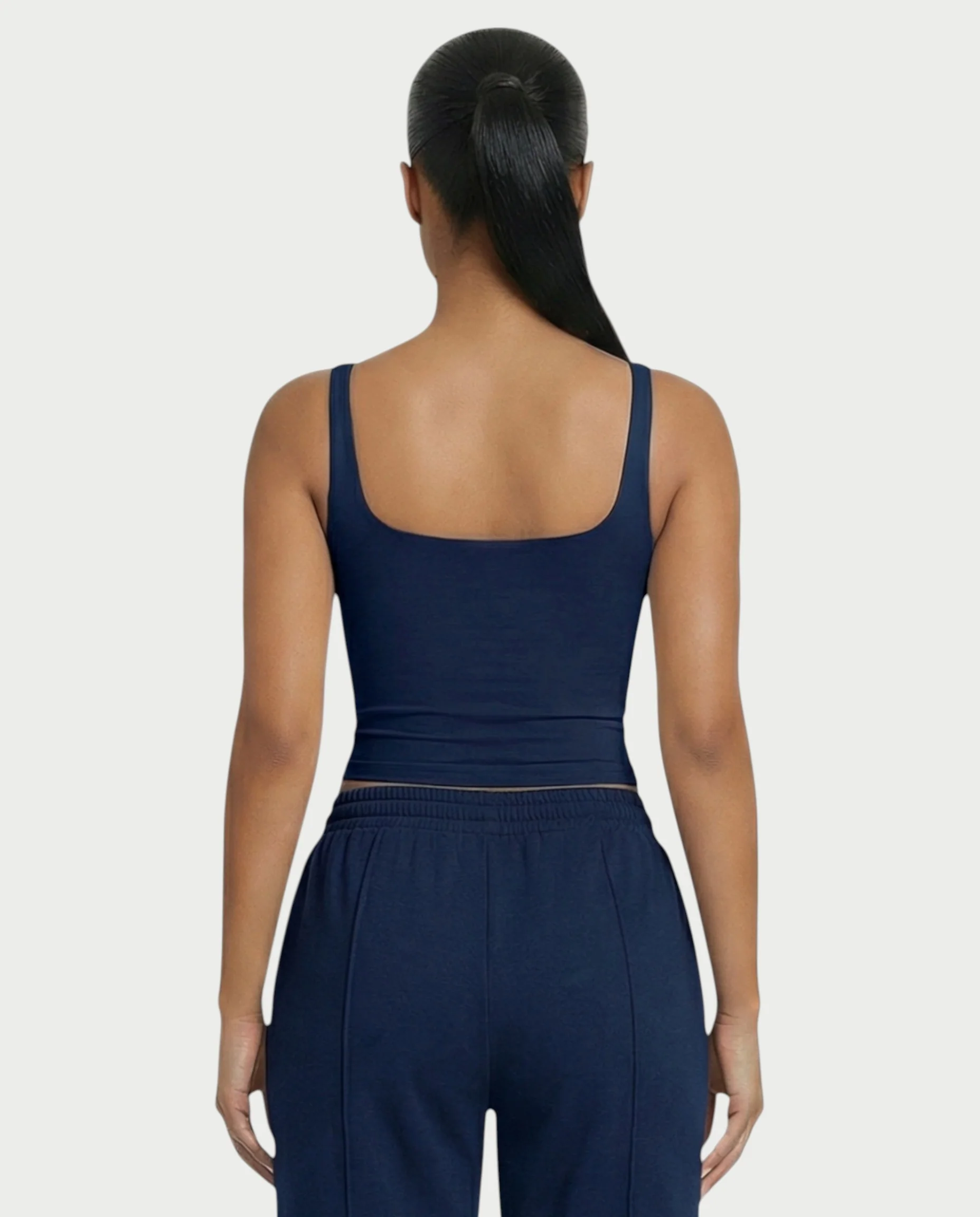 Square Neck Seamless Tank Top - Image 22