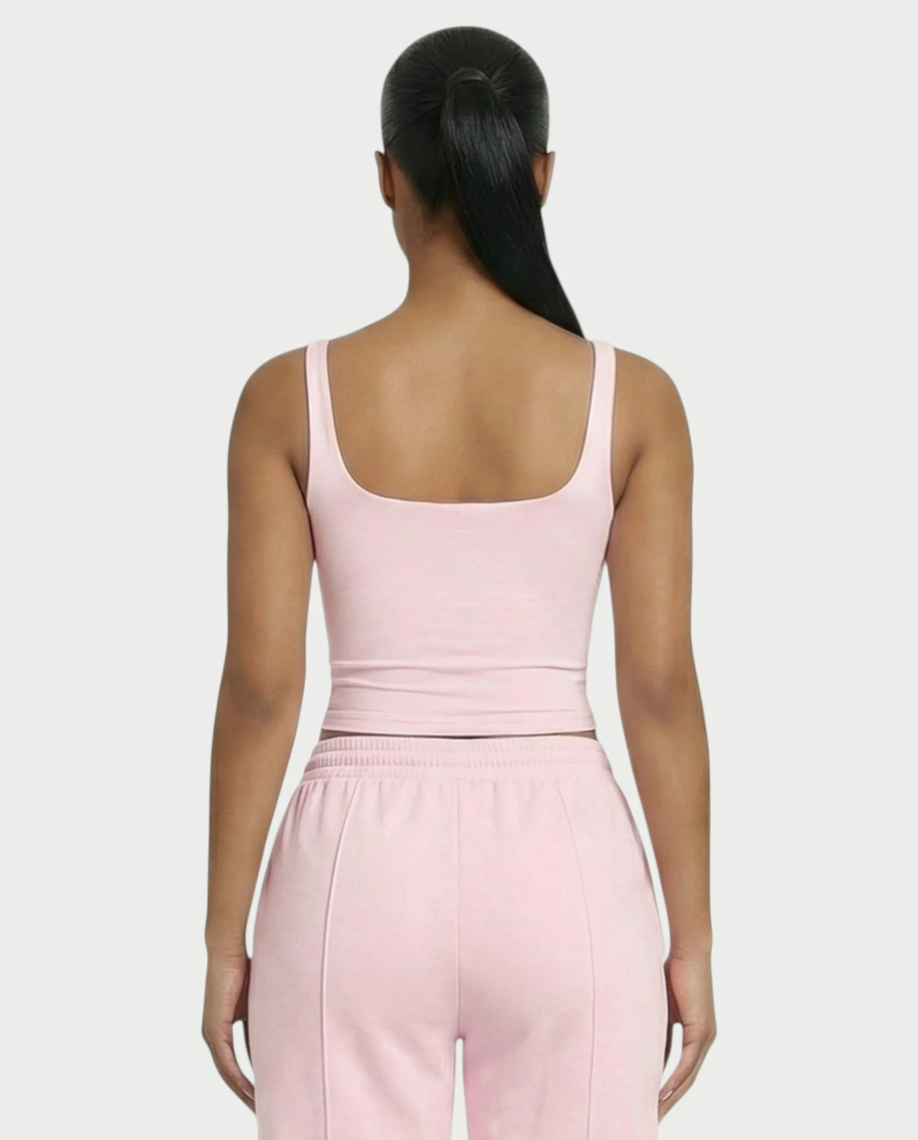 Square Neck Seamless Tank Top - Image 30