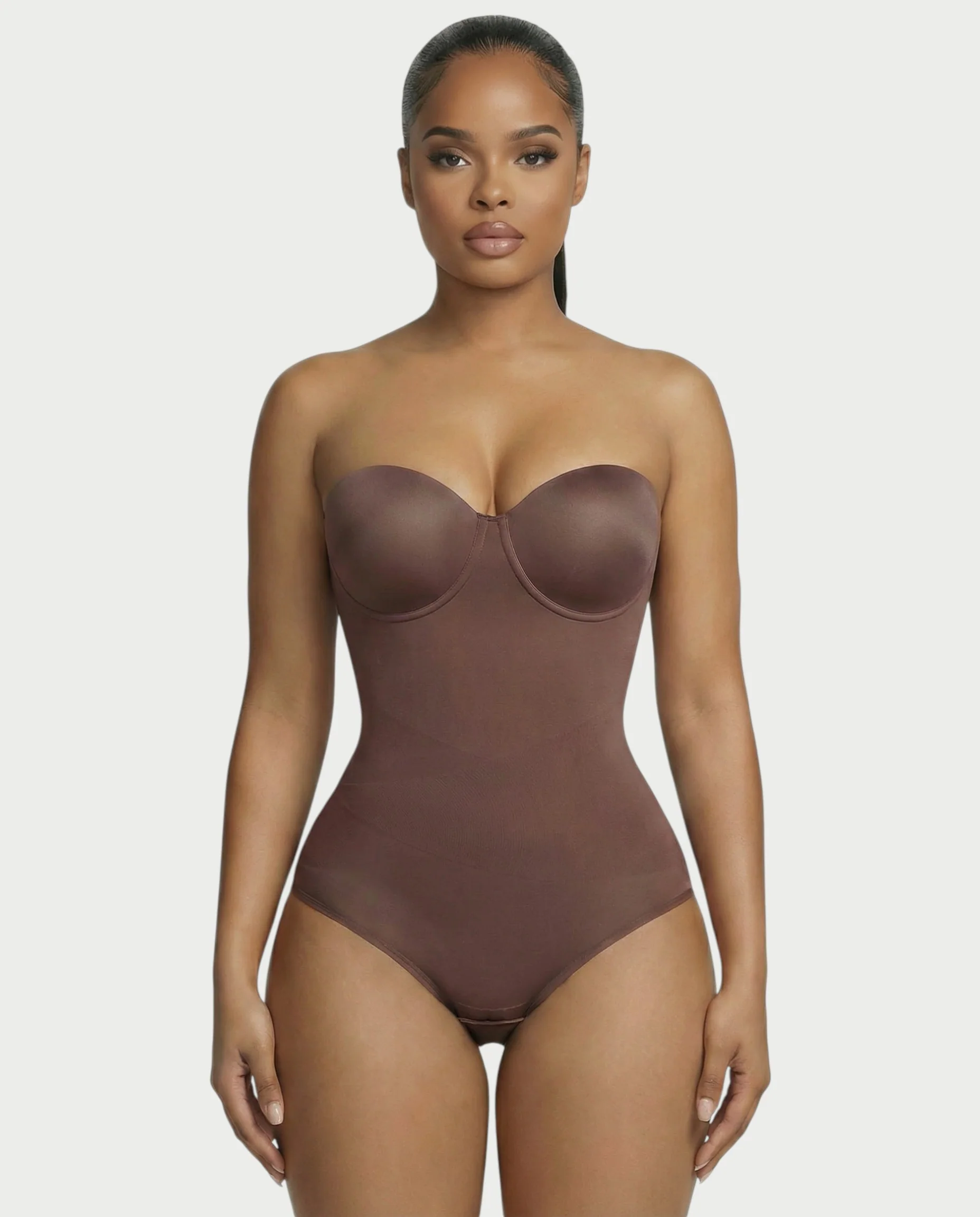 Strapless Corset Shapewear Bodysuit - Image 19