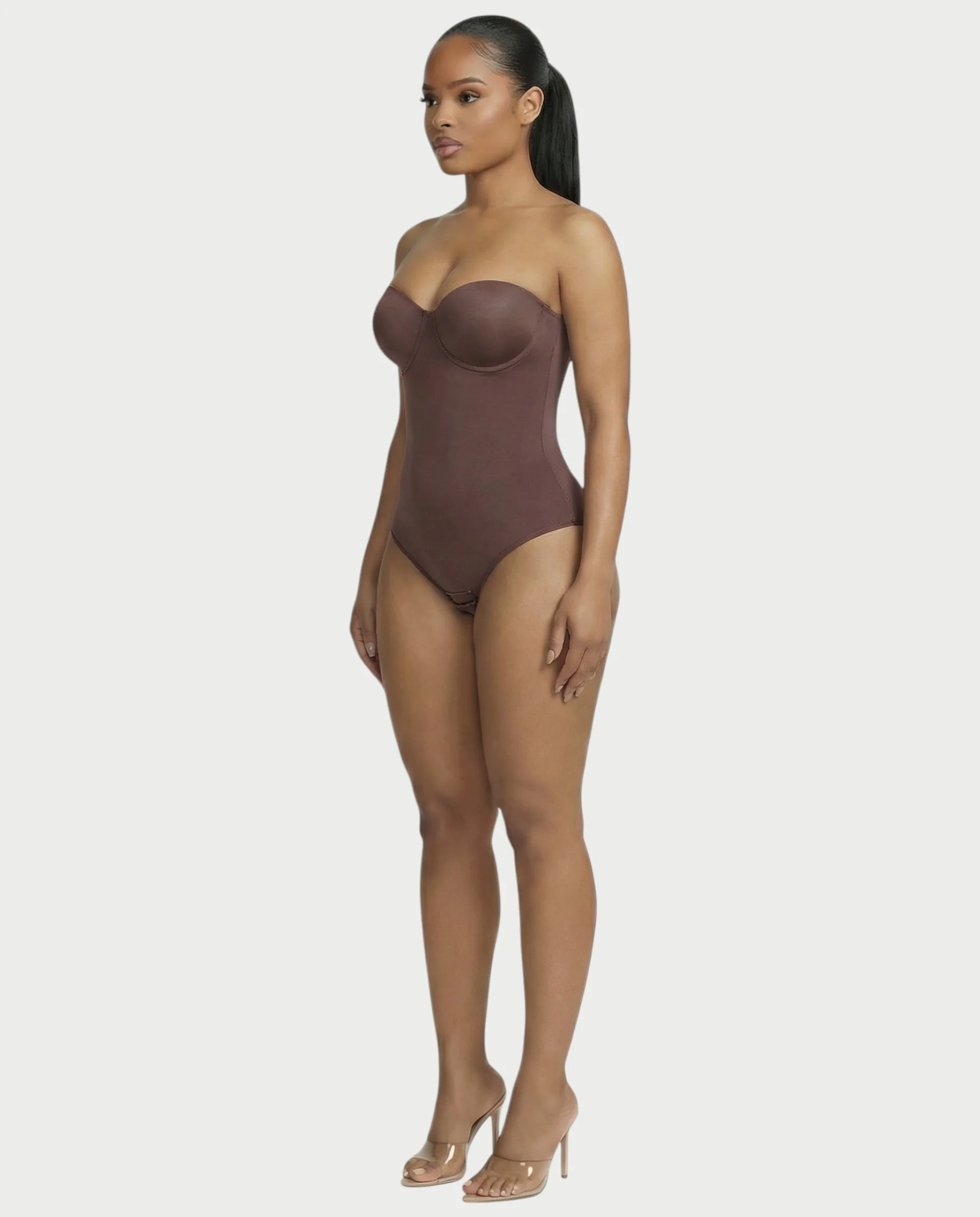 Strapless Corset Shapewear Bodysuit - Image 23