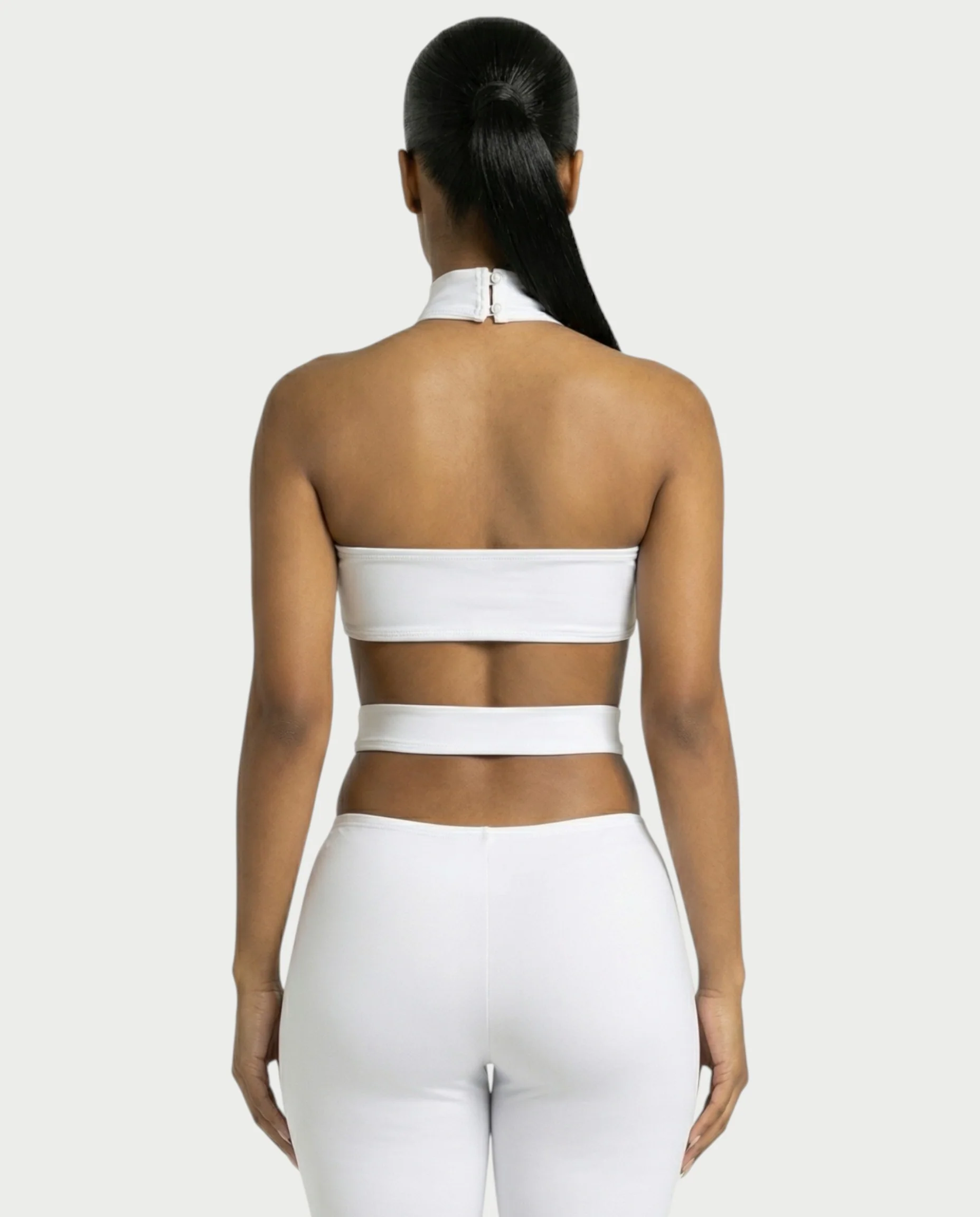 TARCY Studded Cutout High-Neck Romper - Image 10