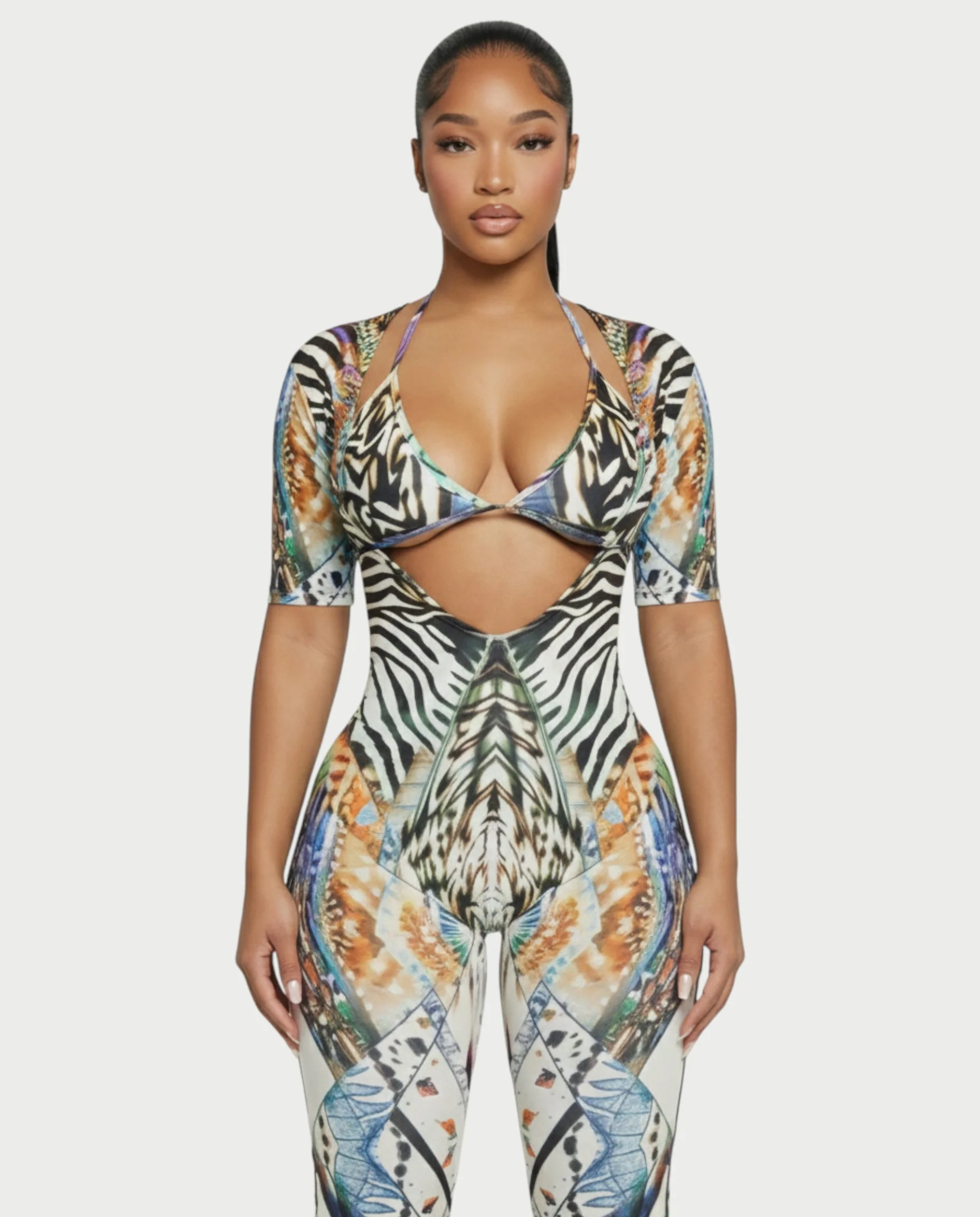 TAYA Two-piece Flared Jumpsuit - Image 4