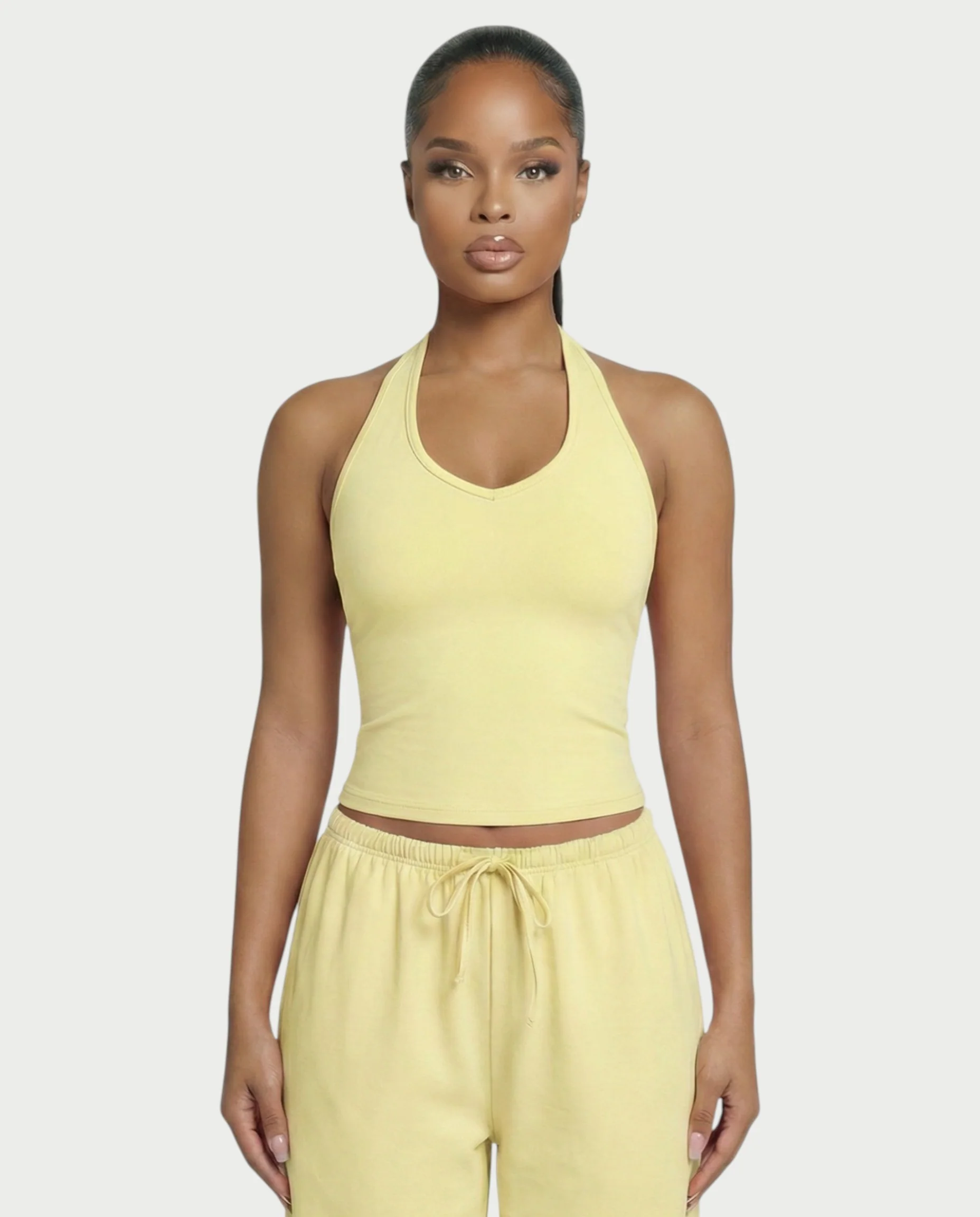 V-Neck Halter Crop Top - Image 13