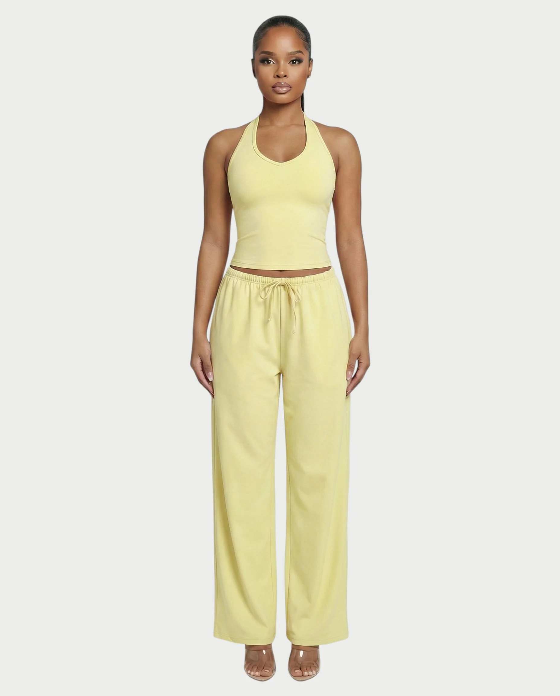 V-Neck Halter Crop Top - Image 16