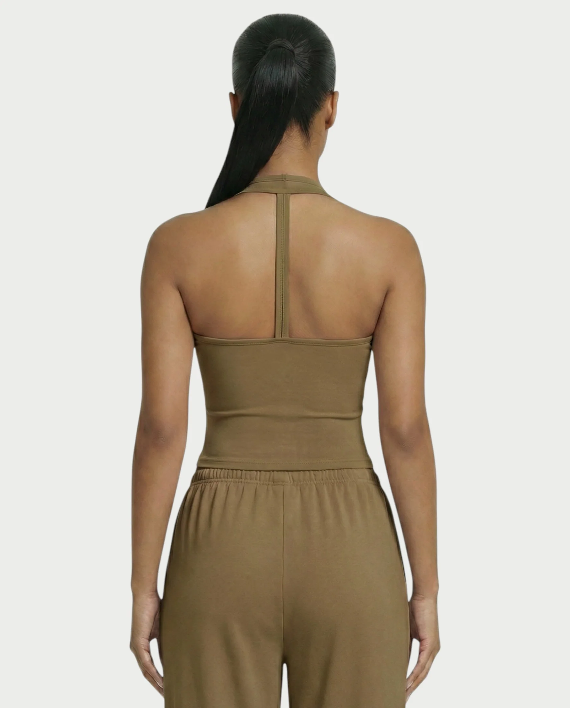 V-Neck Halter Crop Top - Image 30