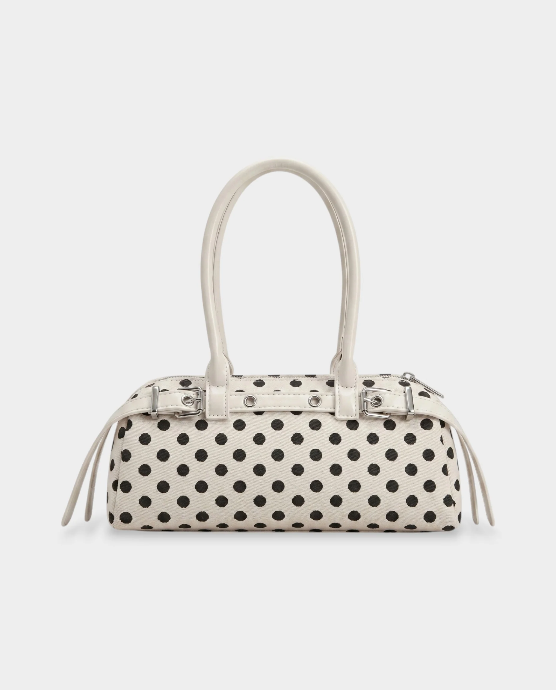VALER Polka Dot Top-Handle Crossbody Handbag - Image 7