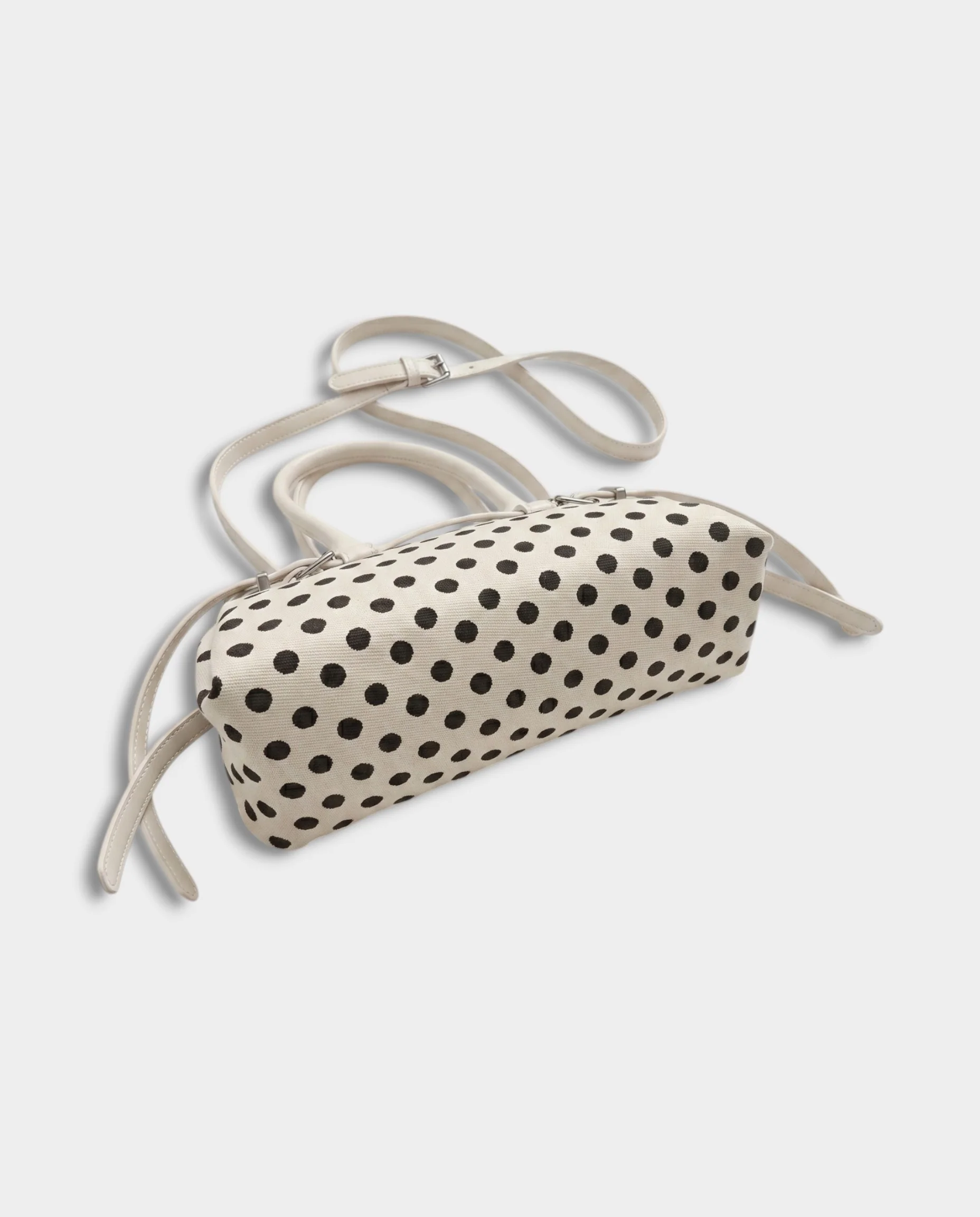 VALER Polka Dot Top-Handle Crossbody Handbag - Image 8