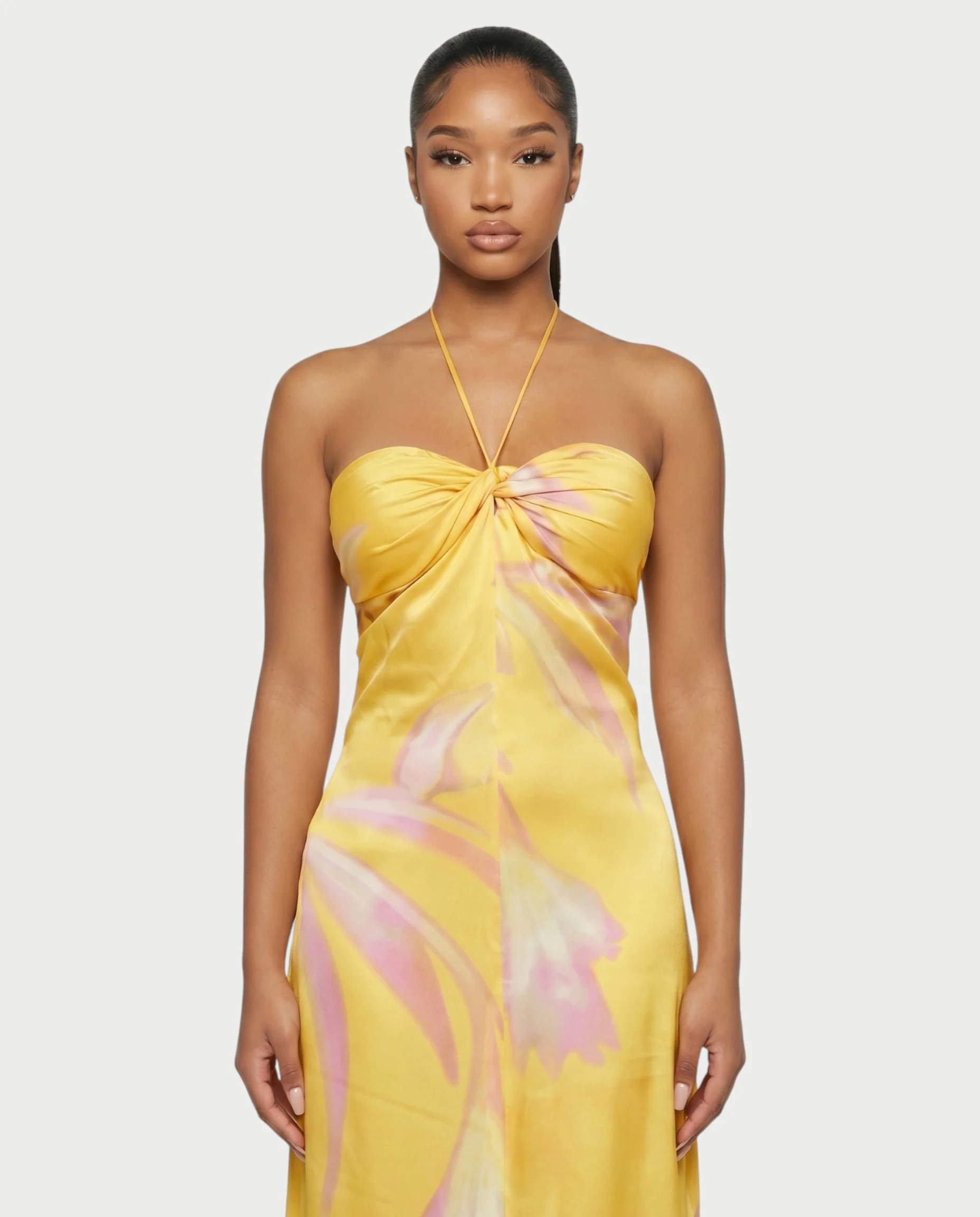 VEDA Halter Neck Sleeveles Maxi Dress - Image 4