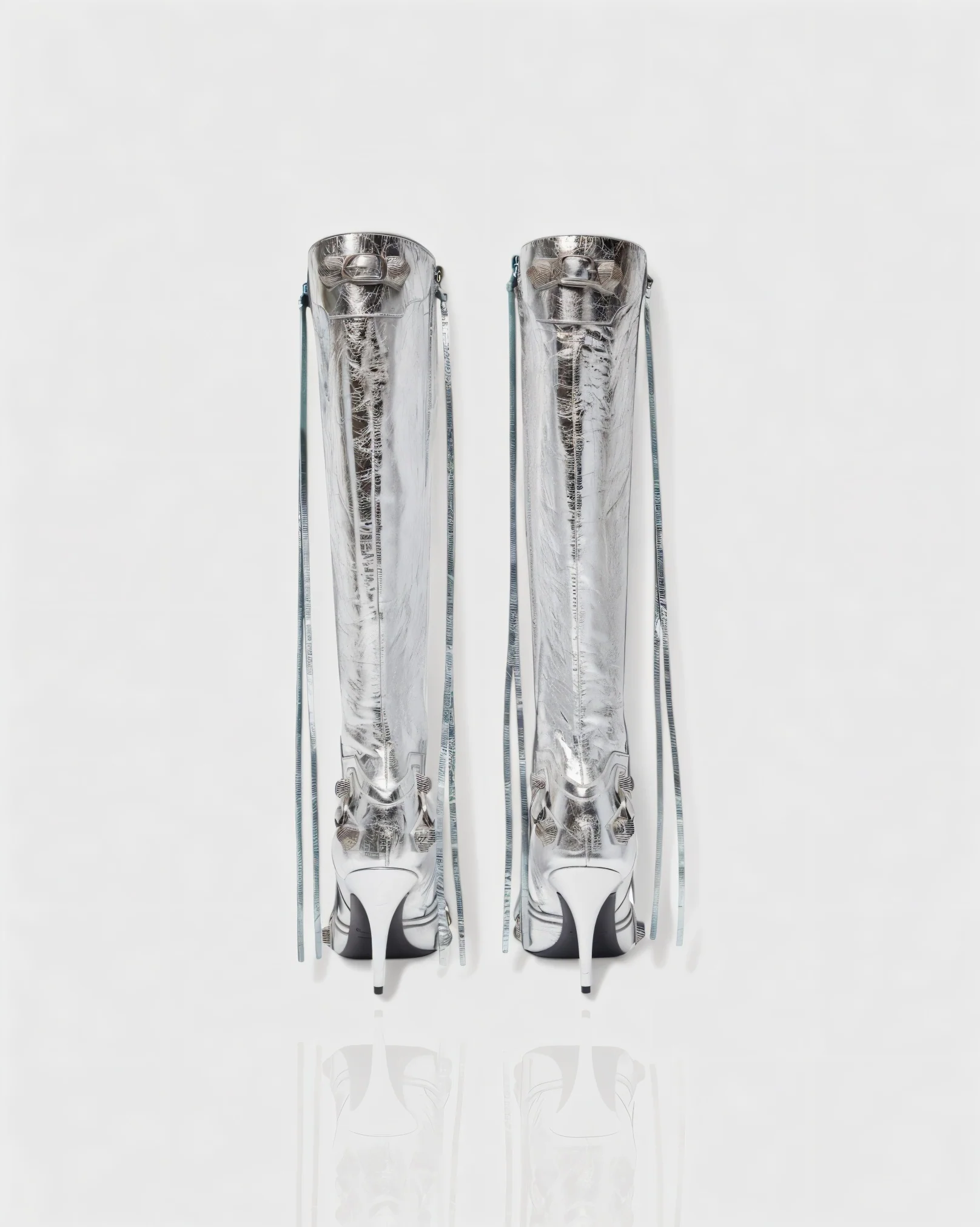 WENA Studded Pointed Toe Knee-High Boots - Image 20