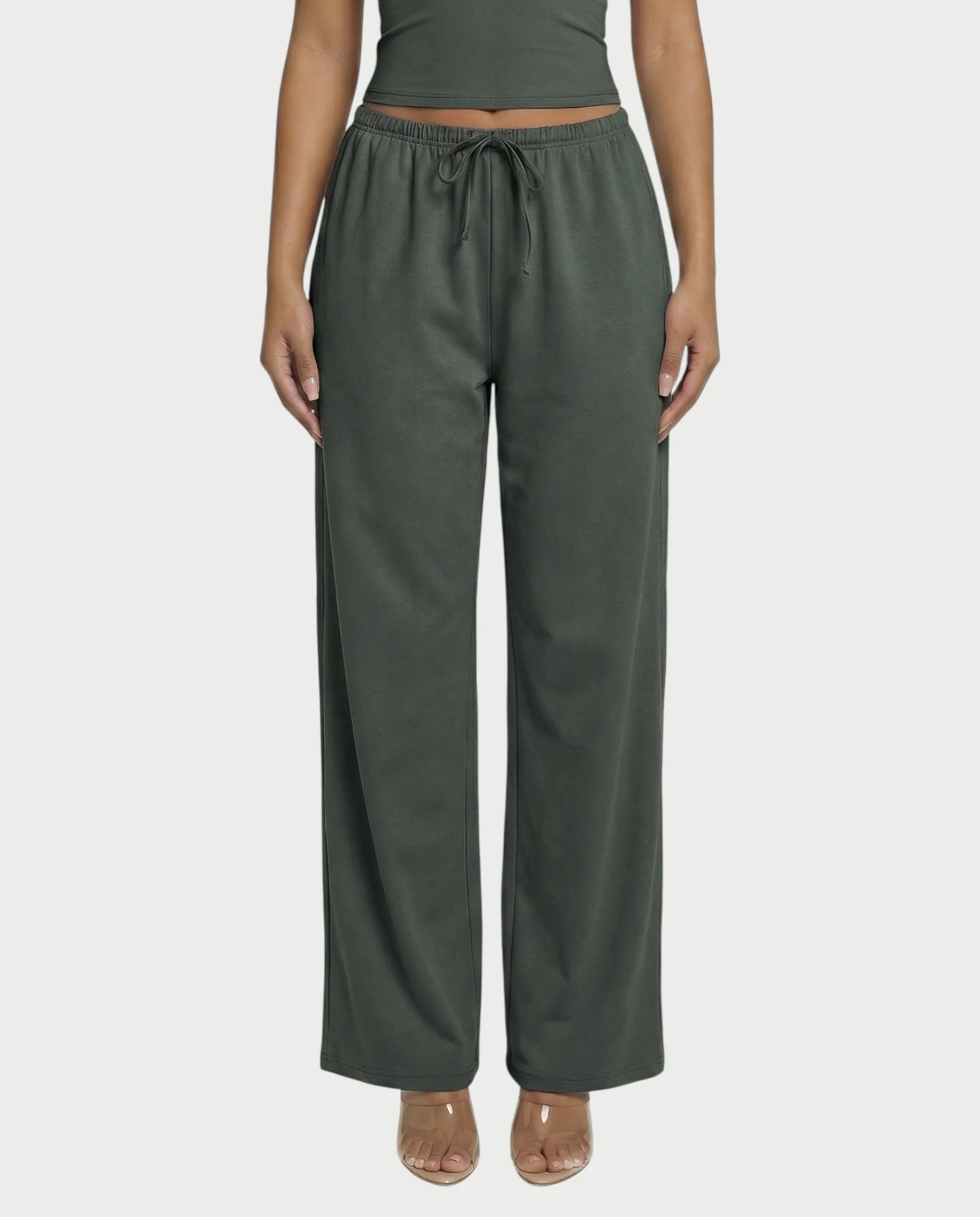 Wide-leg Drawstring Pants - Image 27
