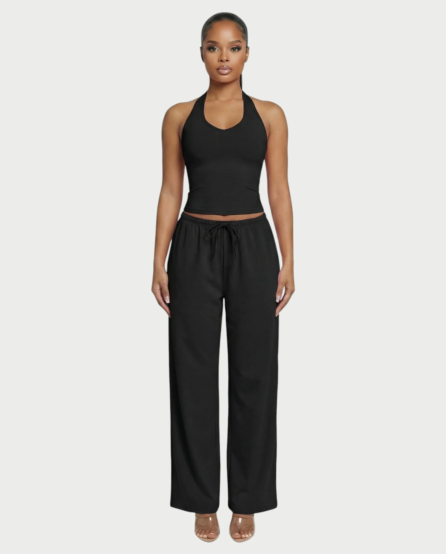 Wide-leg Drawstring Pants - Image 31