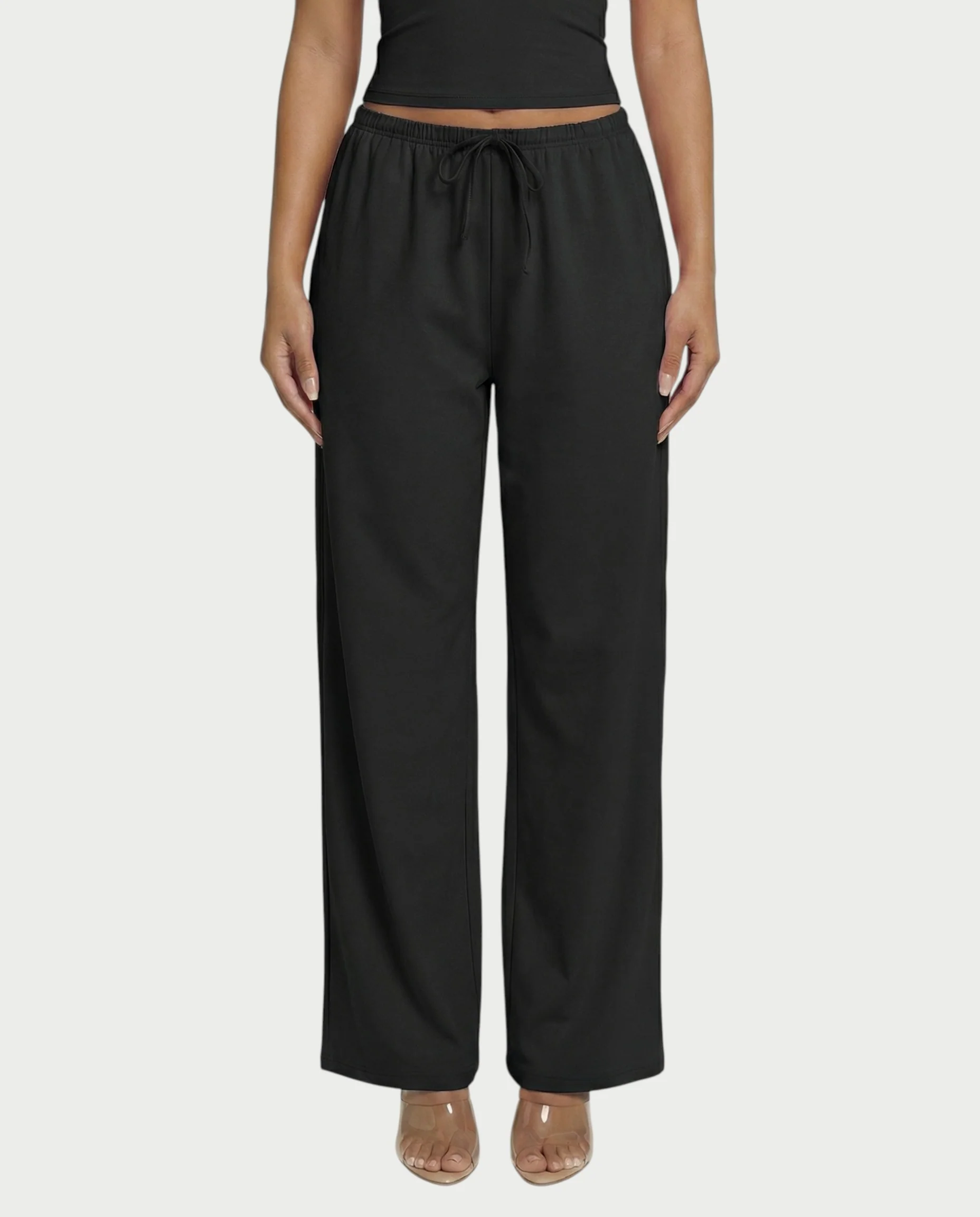 Wide-leg Drawstring Pants - Image 33