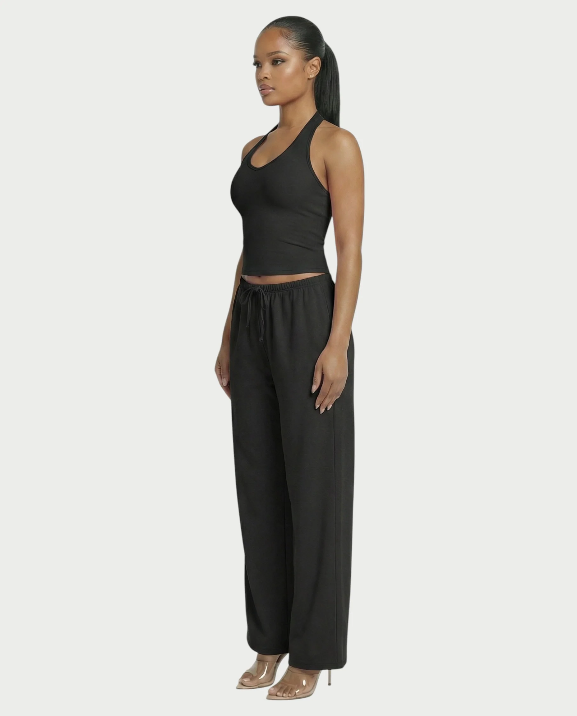 Wide-leg Drawstring Pants - Image 34