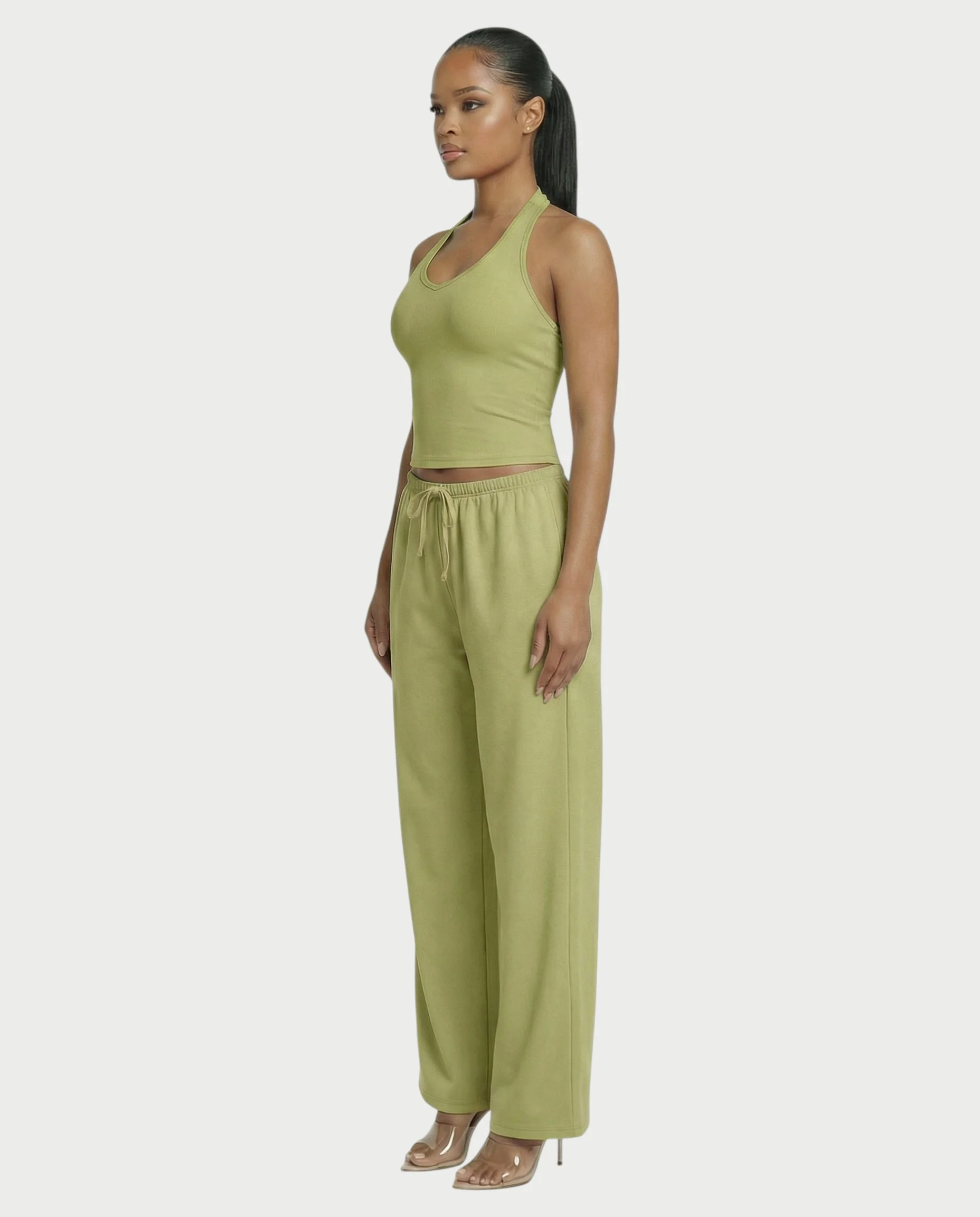 Wide-leg Drawstring Pants - Image 4