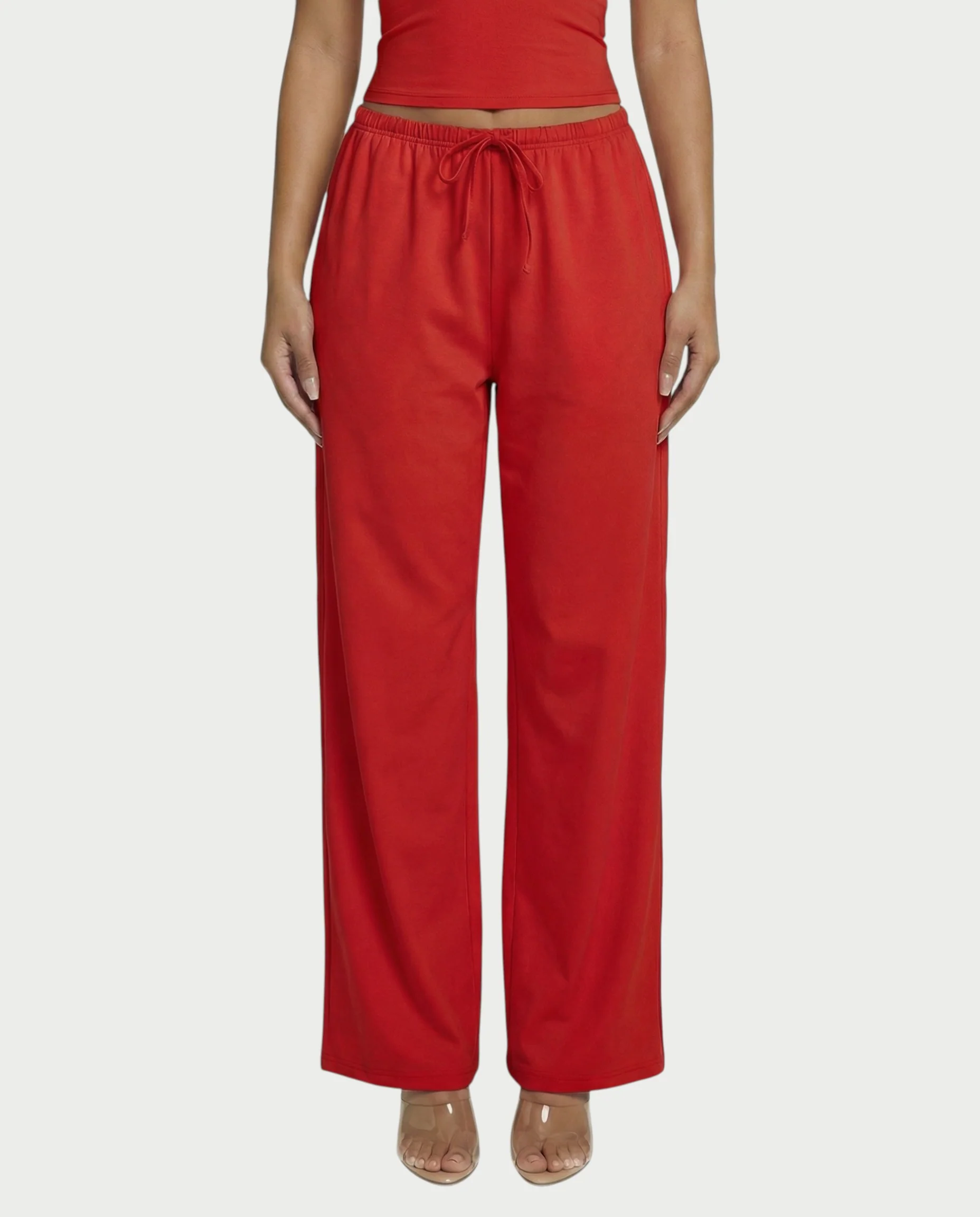 Wide-leg Drawstring Pants - Image 42