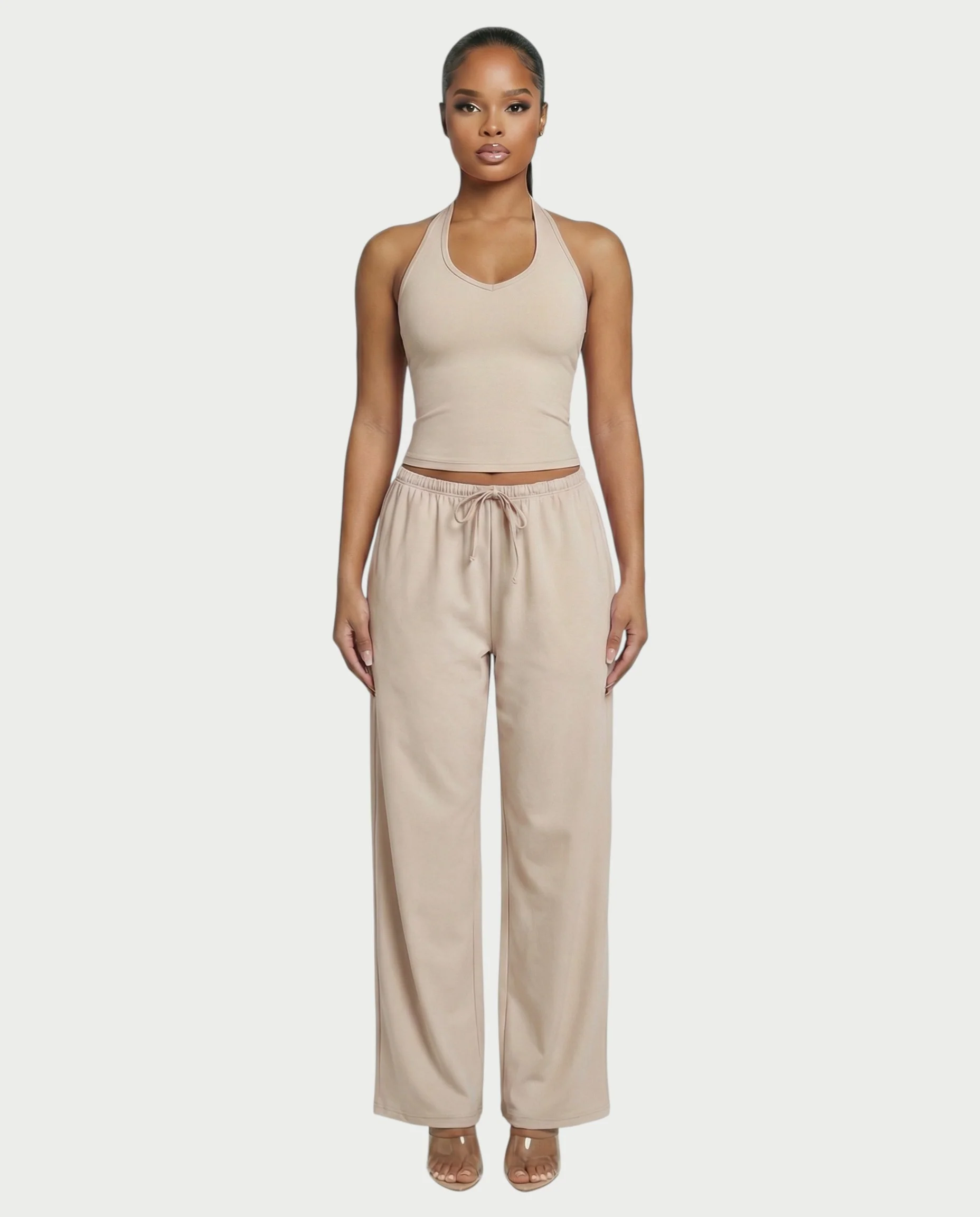 Wide-leg Drawstring Pants - Image 46
