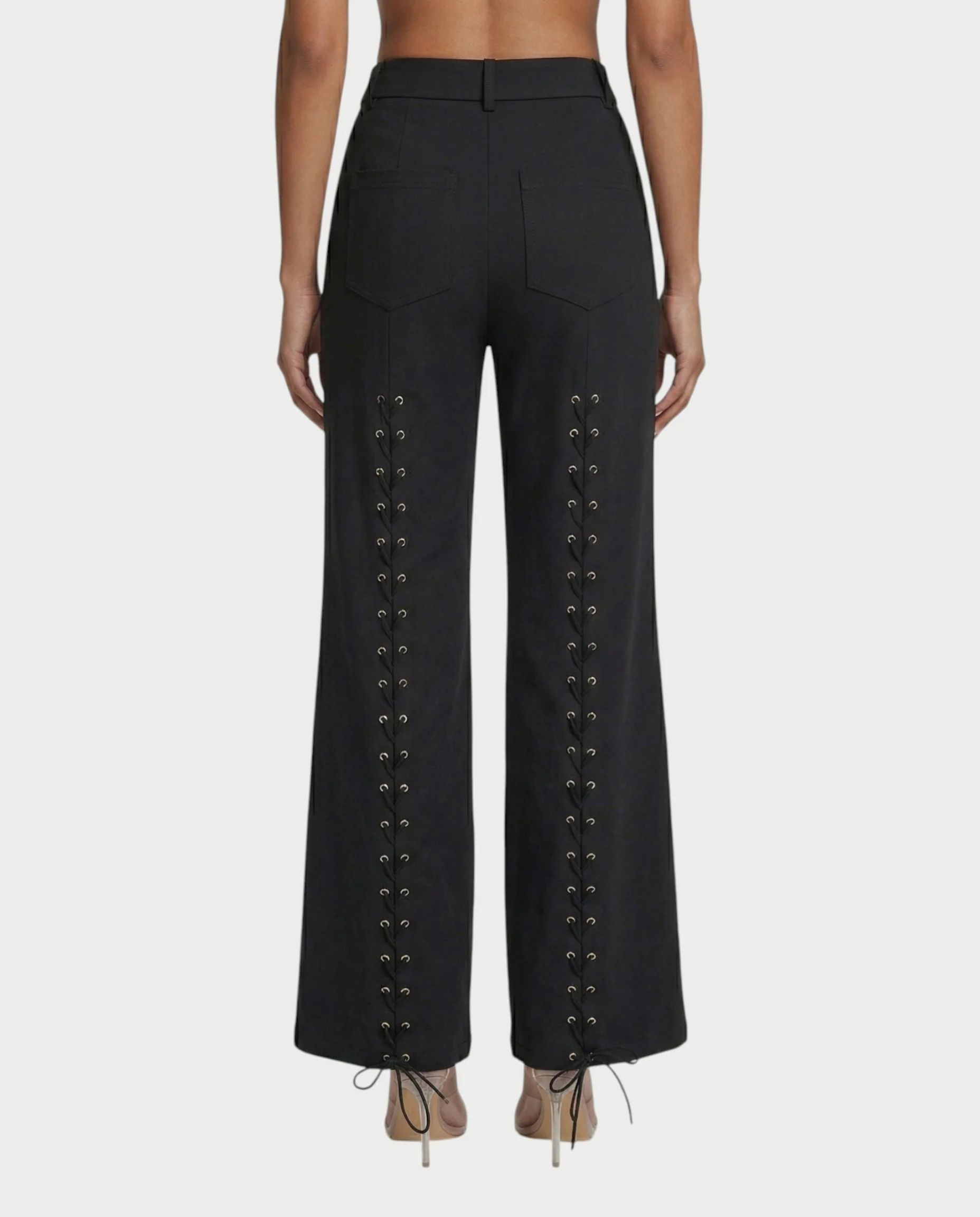XAVIA Lace-Up Back Blazer & Trouser Set - Image 5