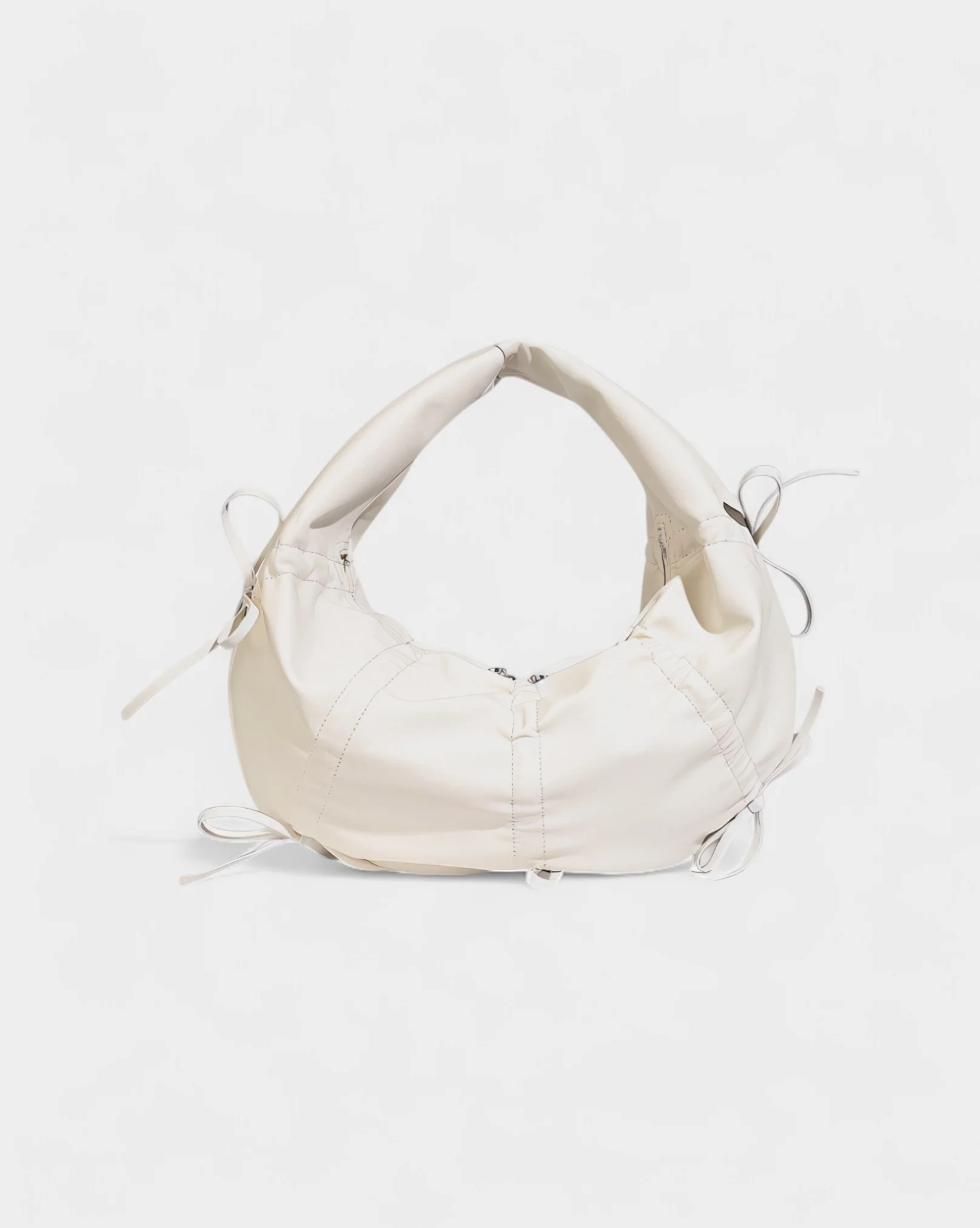 YONA Ruched Bow Shoulder Bag - Image 14