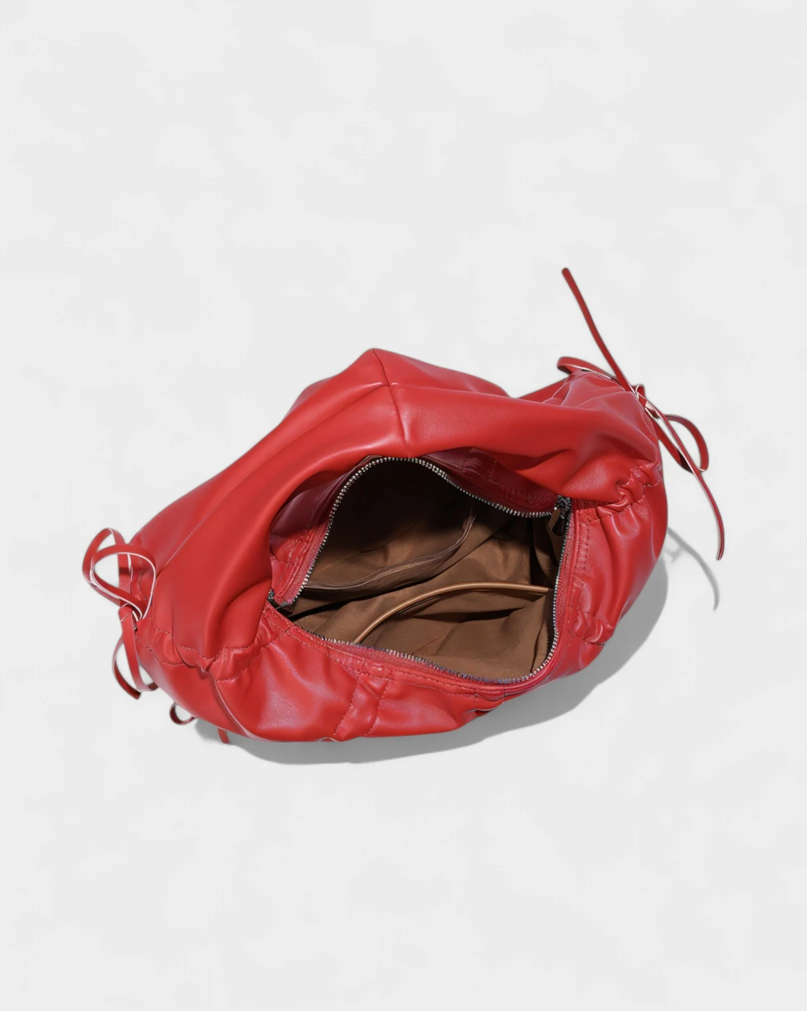 YONA Ruched Bow Shoulder Bag - Image 6