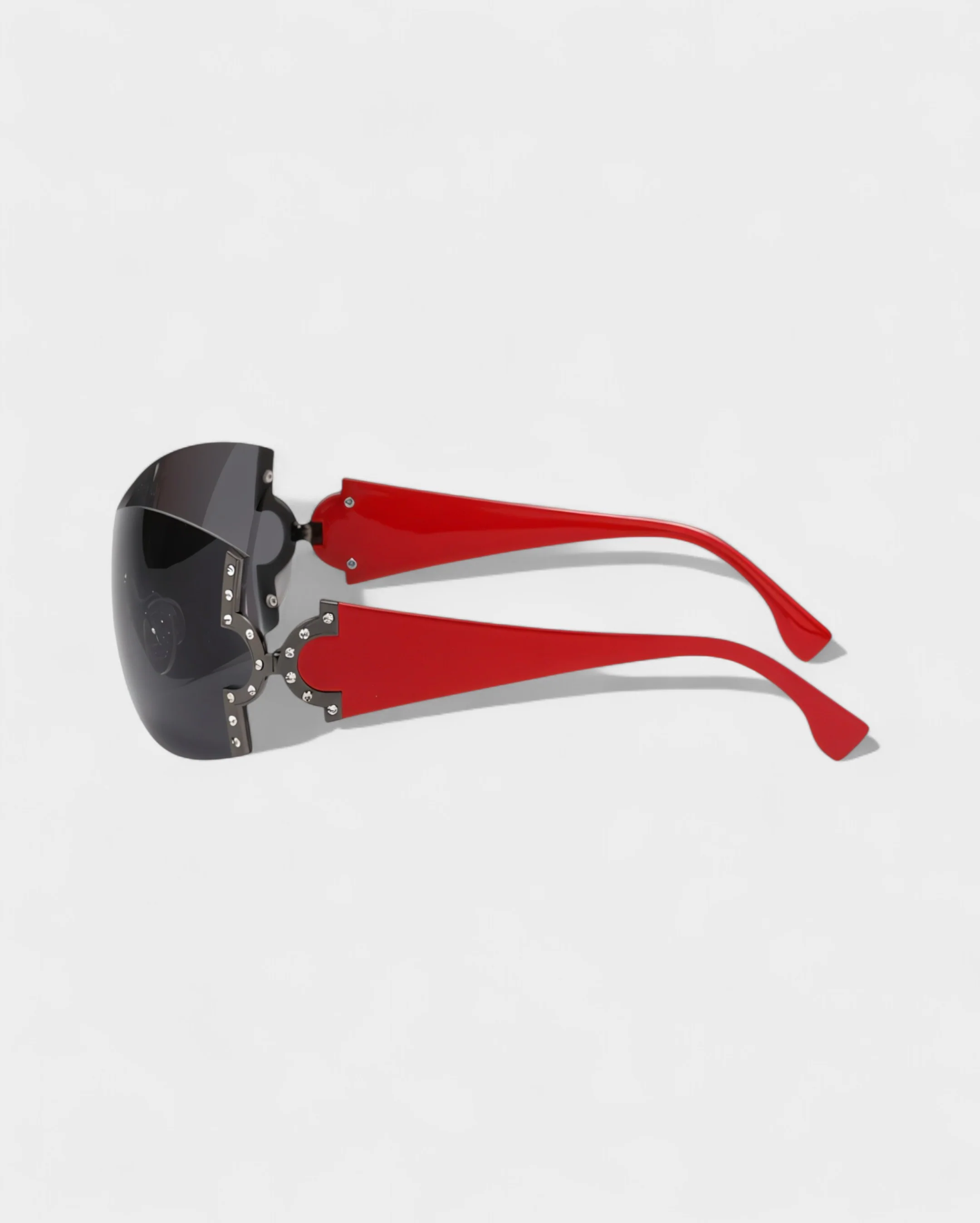 YORAYA Shield Rimless Oversized Sunglasses - Image 6