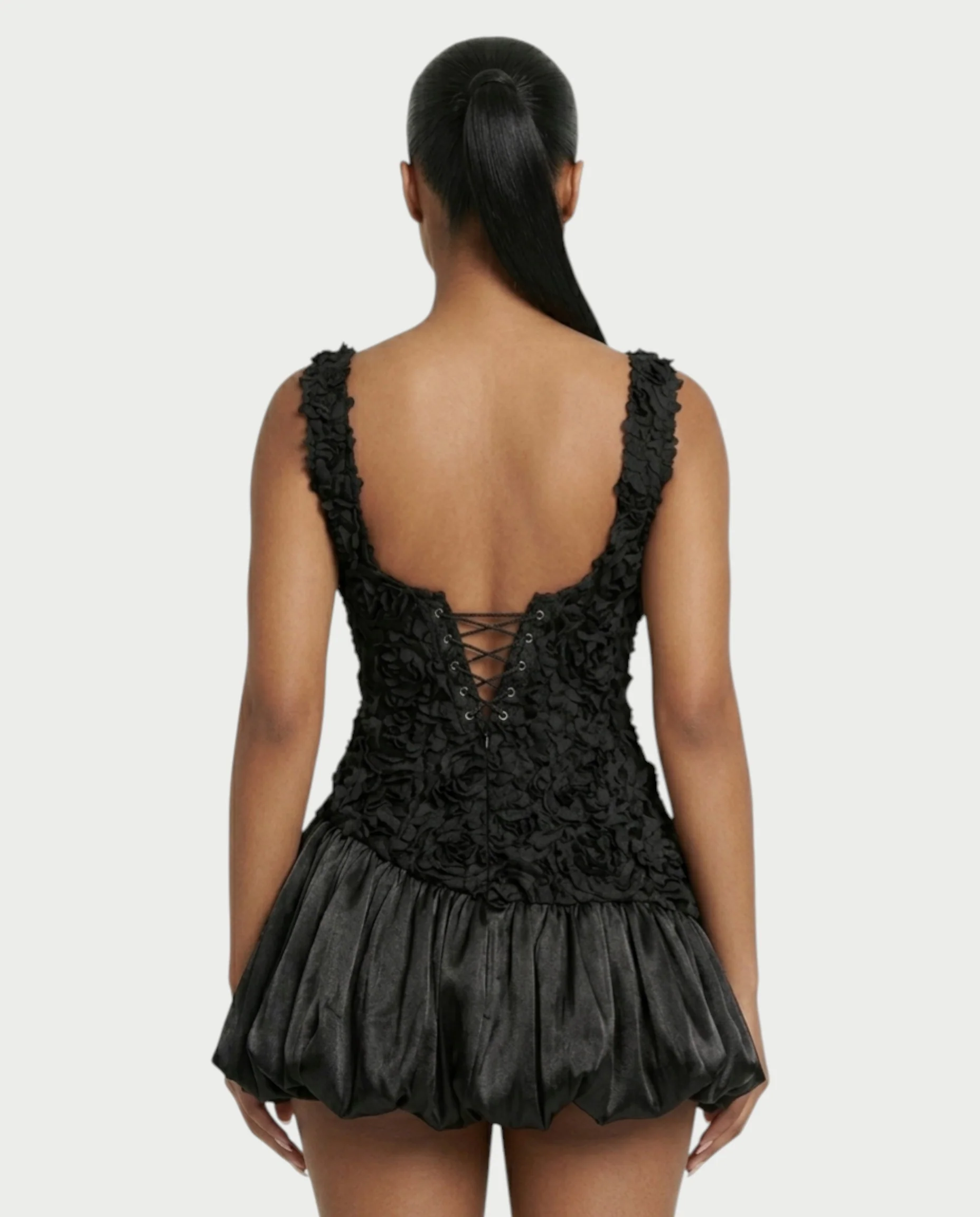 ZARAE Floral Ruffled Mini Dress - Image 6